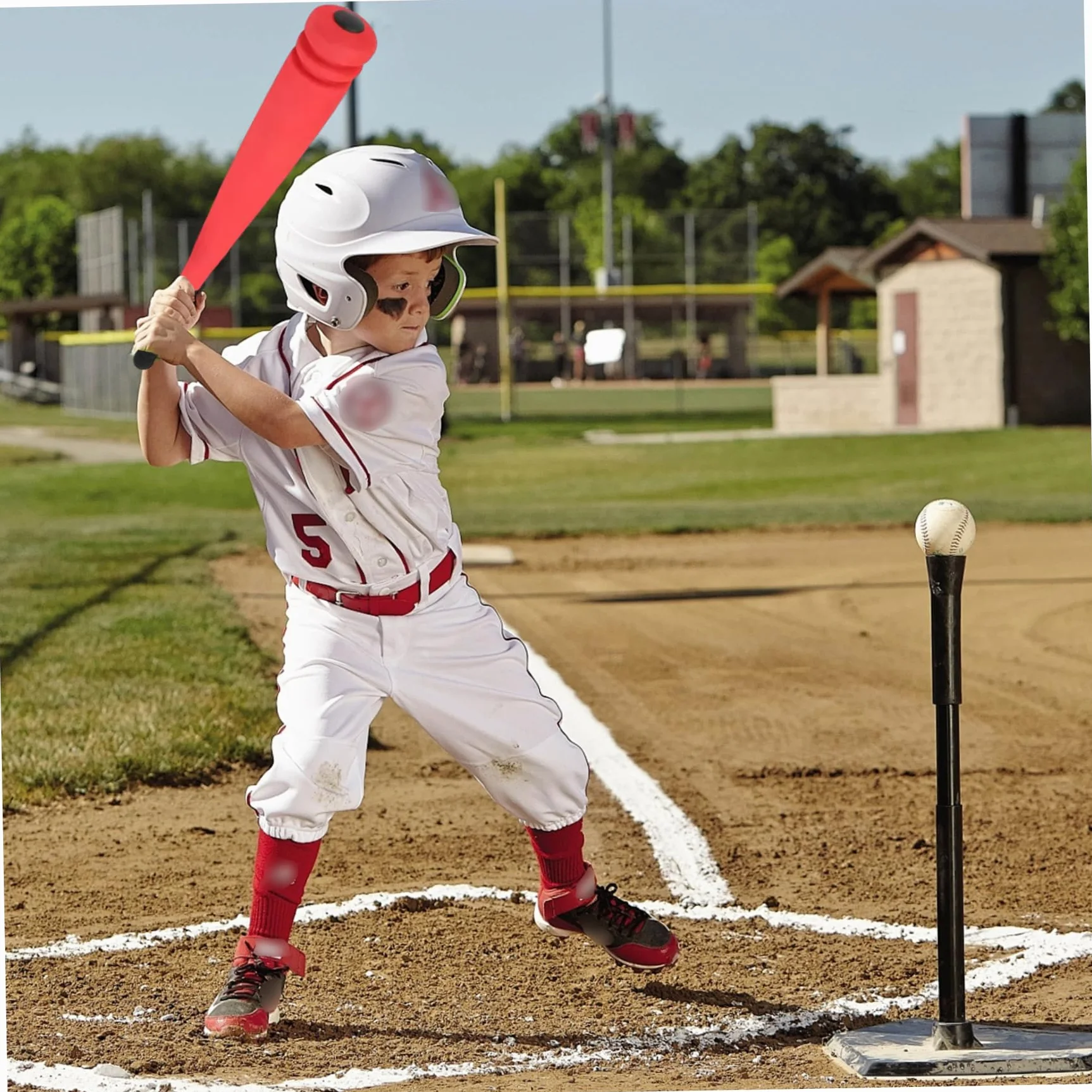 Mazza da baseball per bambini in schiuma EVA 21 pollici 3 pezzi giocattolo morbido all'aperto