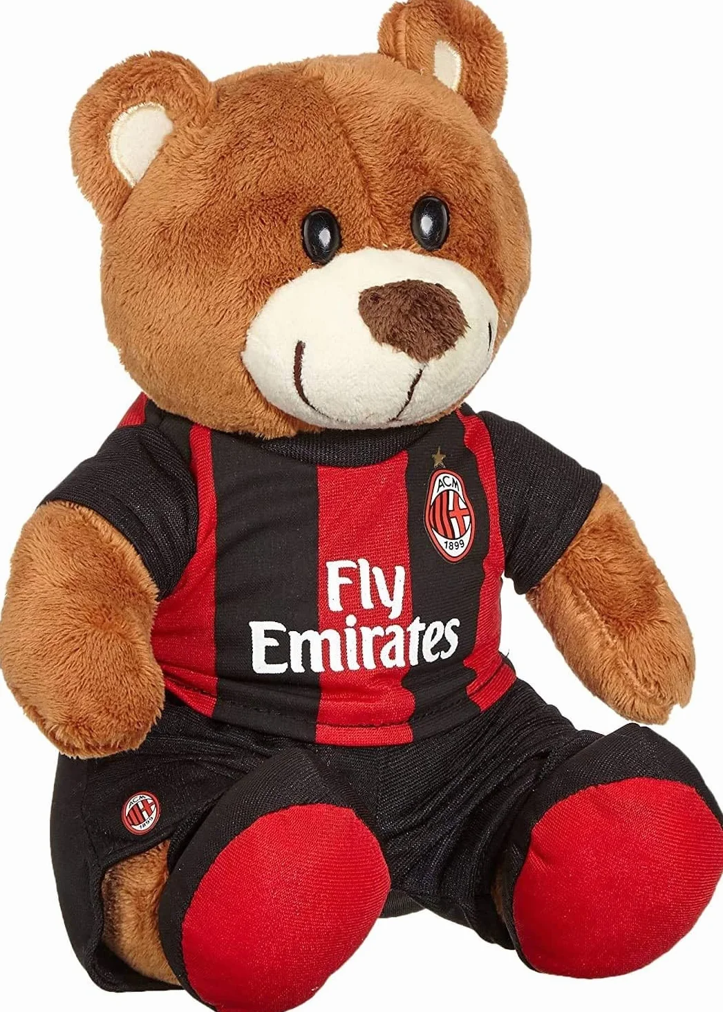 Peluche Orso AC Milan Mascotte Orsetto 16 cm 23 cm Personalizzabile