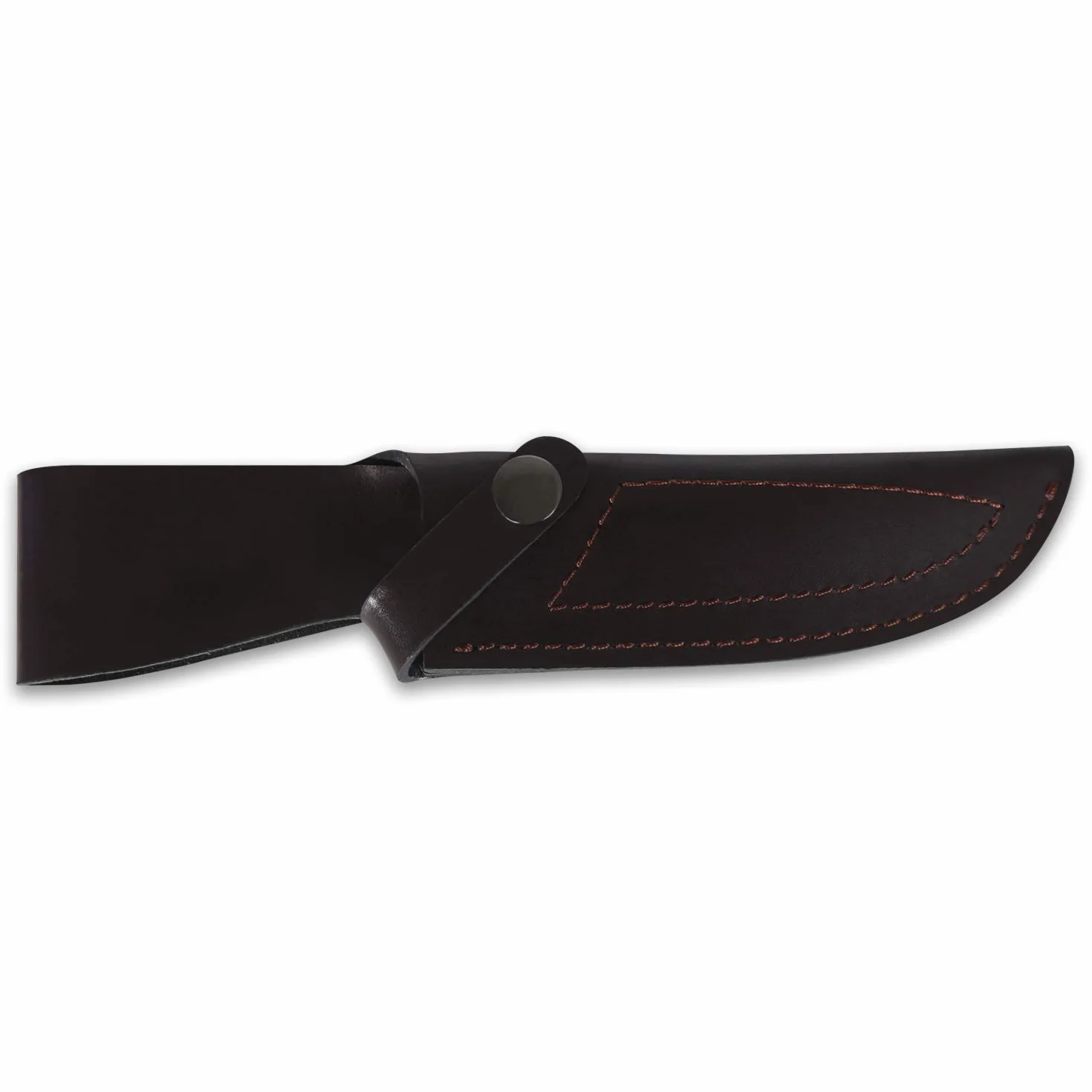 iFIELD EL29014 Coltello multifunzionale per escursioni, caccia e sopravvivenza all'aperto, manico in cervo, lama in acciaio inossidabile 3Cr13, fodero di alta qualità colore marrone