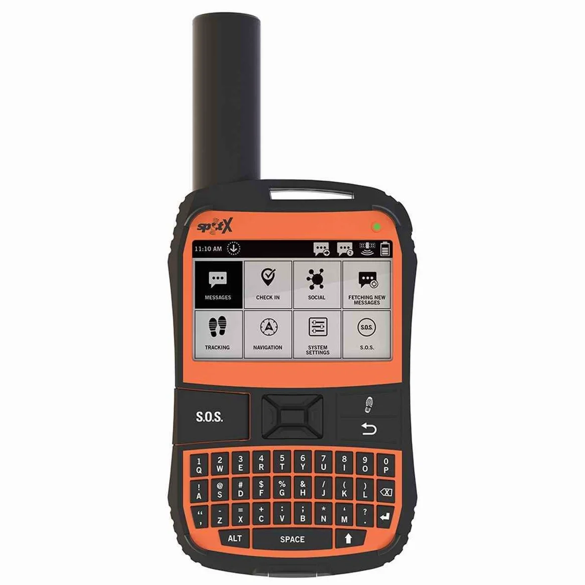 Global Star SPOT X 2-Way Satellite Messenger & GPS Tracker, 2.7" LCD, Navigatore GPS Portatile, Inclusi Dispositivo, Bracciale, Batteria, 2 Mesi di Servizio Gratuito