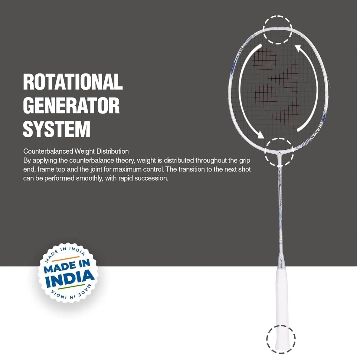 Yonex Racchetta da Badminton Astrox Attack 9