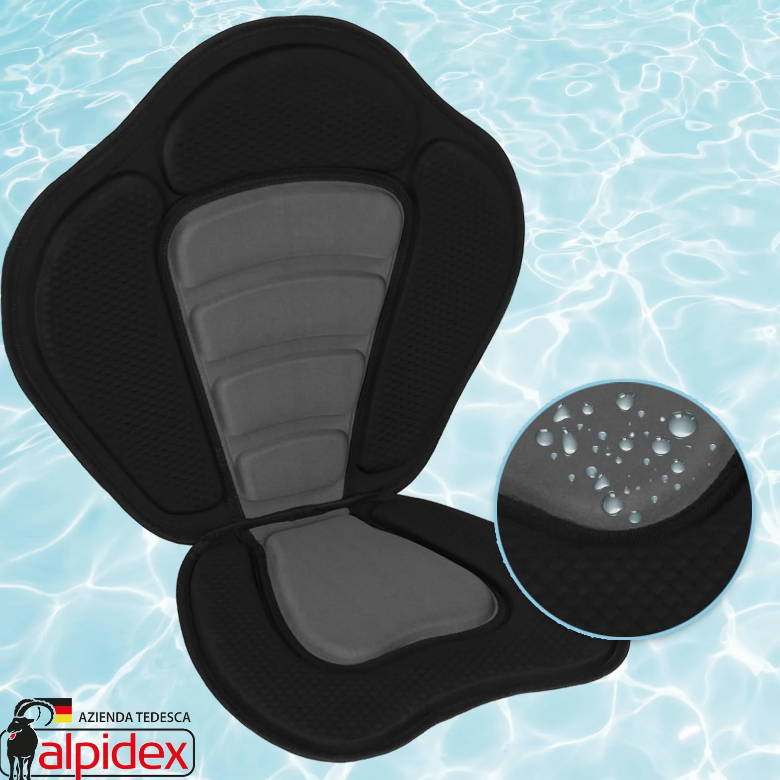 ALPIDEX Sedile Tavola SUP Kajak Sedia Kajak Canoa Stand Up Paddle Board