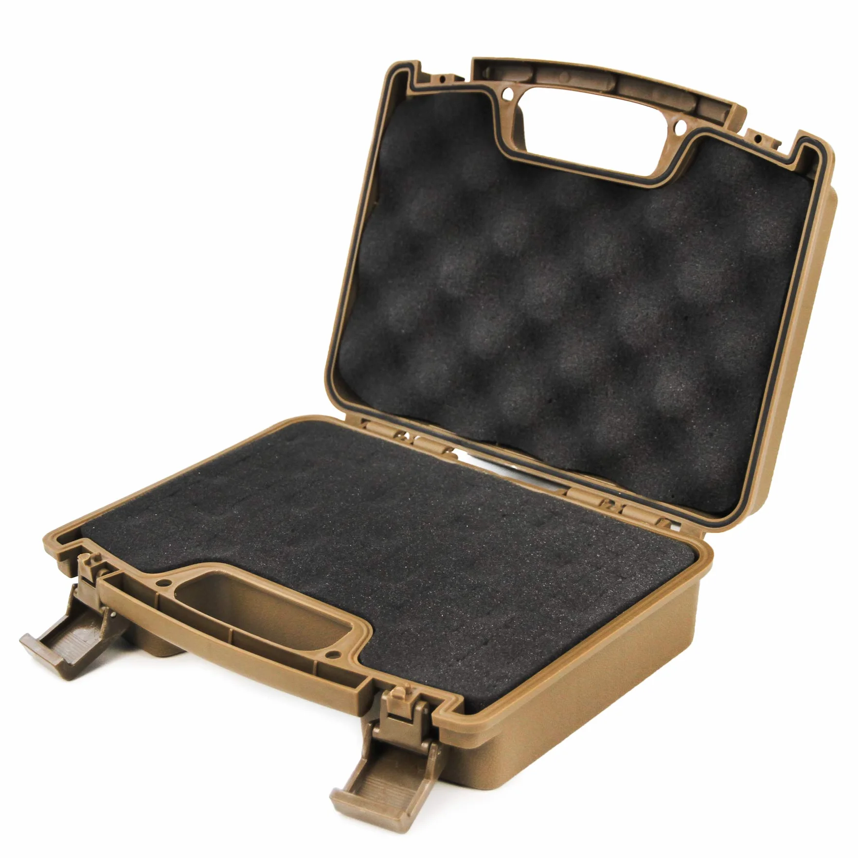 Custodia rigida tattica per pistola in ABS marrone chiaro