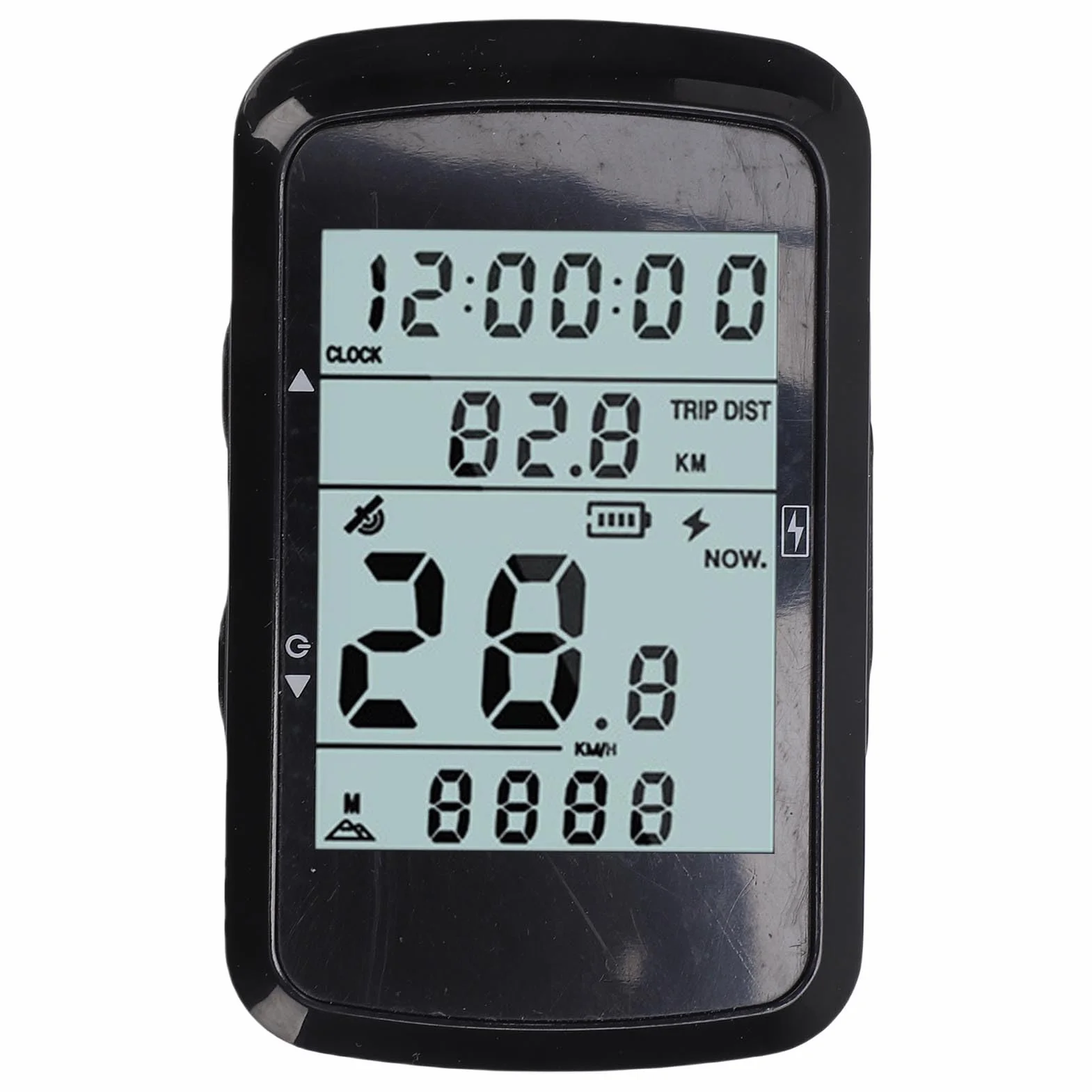 Bewinner Computer da Bici GPS, Computer Ciclismo Wireless con Retroilluminazione, Display LCD 2,4 Pollici, Contachilometri Impermeabile, Batteria 28 Ore