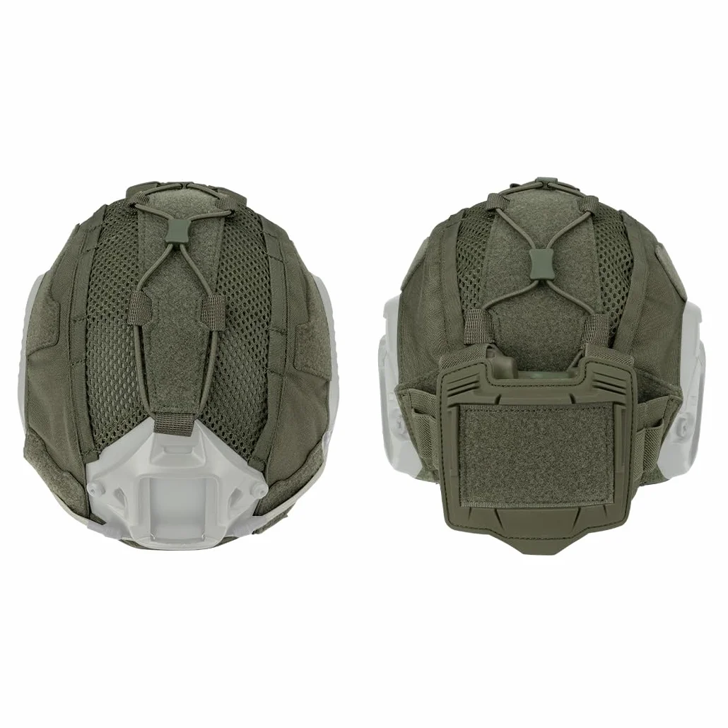 IDOGEAR House Tattico per Casco con Tasca Batteria NVG Casco Contrappeso per Fast Helmet Taglia M/L/XL