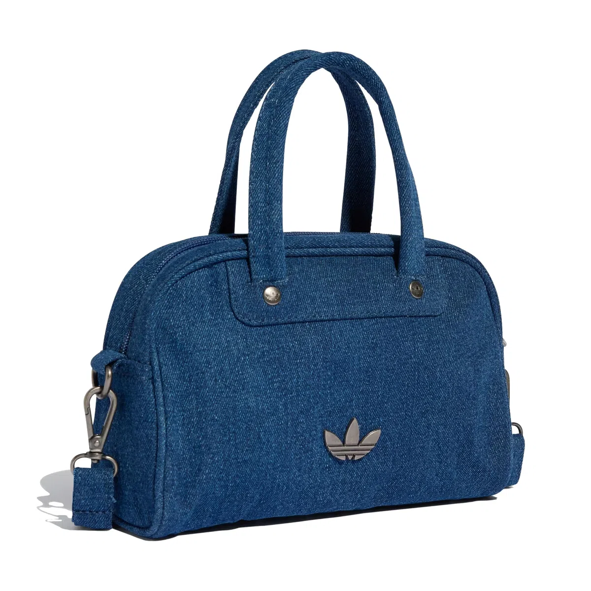adidas Adicolor Mini Bowling Denim Borsa a tracolla, blu navy, NS, Classico
