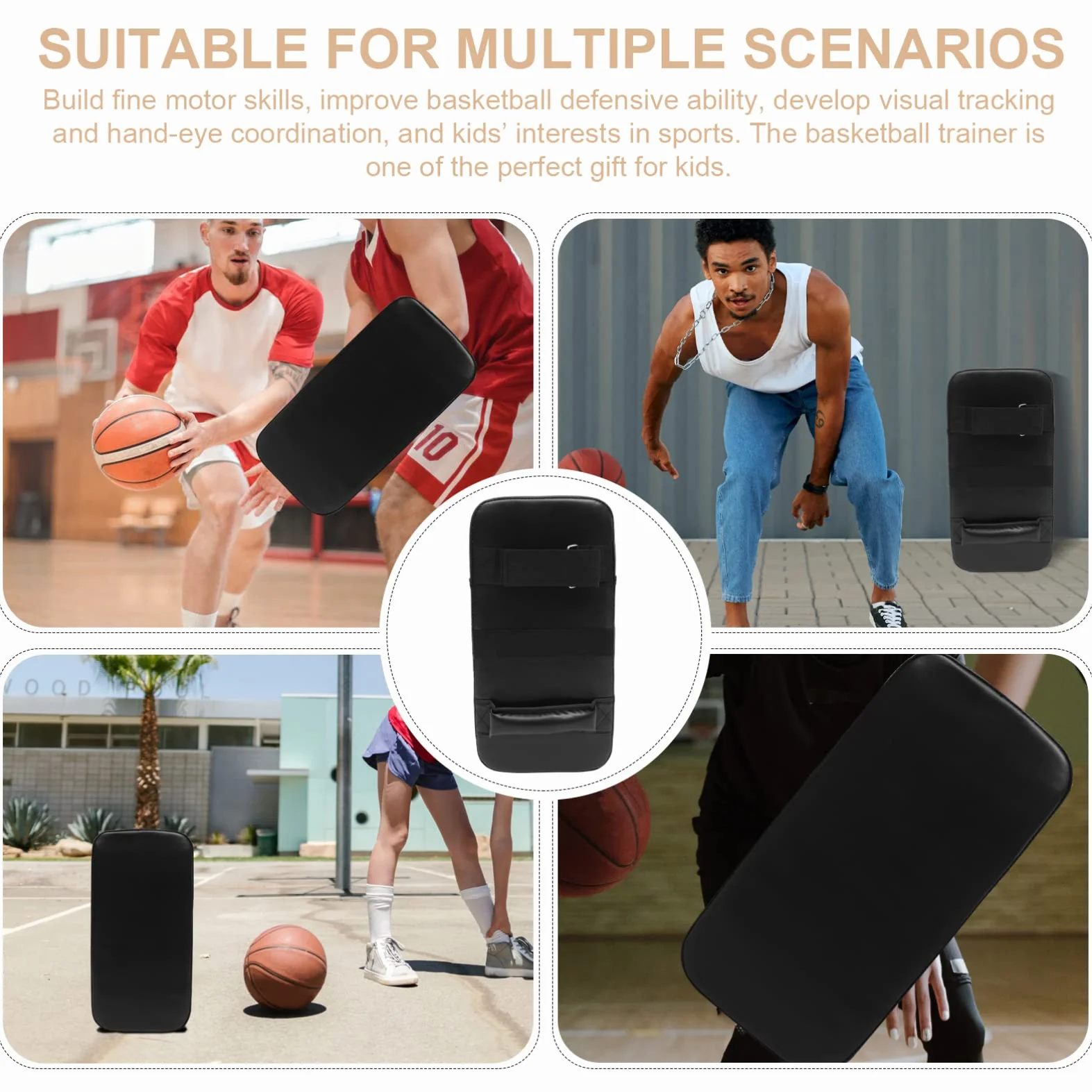 NOLITOY Cuscino Bloccante Allenamento Basket Tappetino Multi-Funzionale Antiscivolo