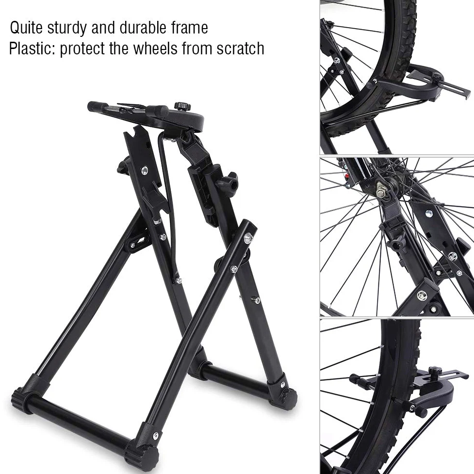 Estink Cavalletto Manutenzione Bici Supporto Universale per 16-29", Lega di Alluminio, Accessori Ruota Dentata