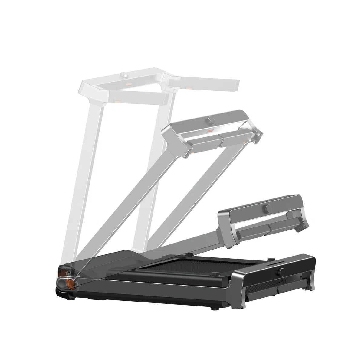 WalkingPad Tapis Roulant G1 Treadmill per Casa, Doppio Pieghevole, 1-12 km/h, App e Display LED HD, Tapis Roulant Elettrico Pieghevole Nessun Montaggio Richiesto