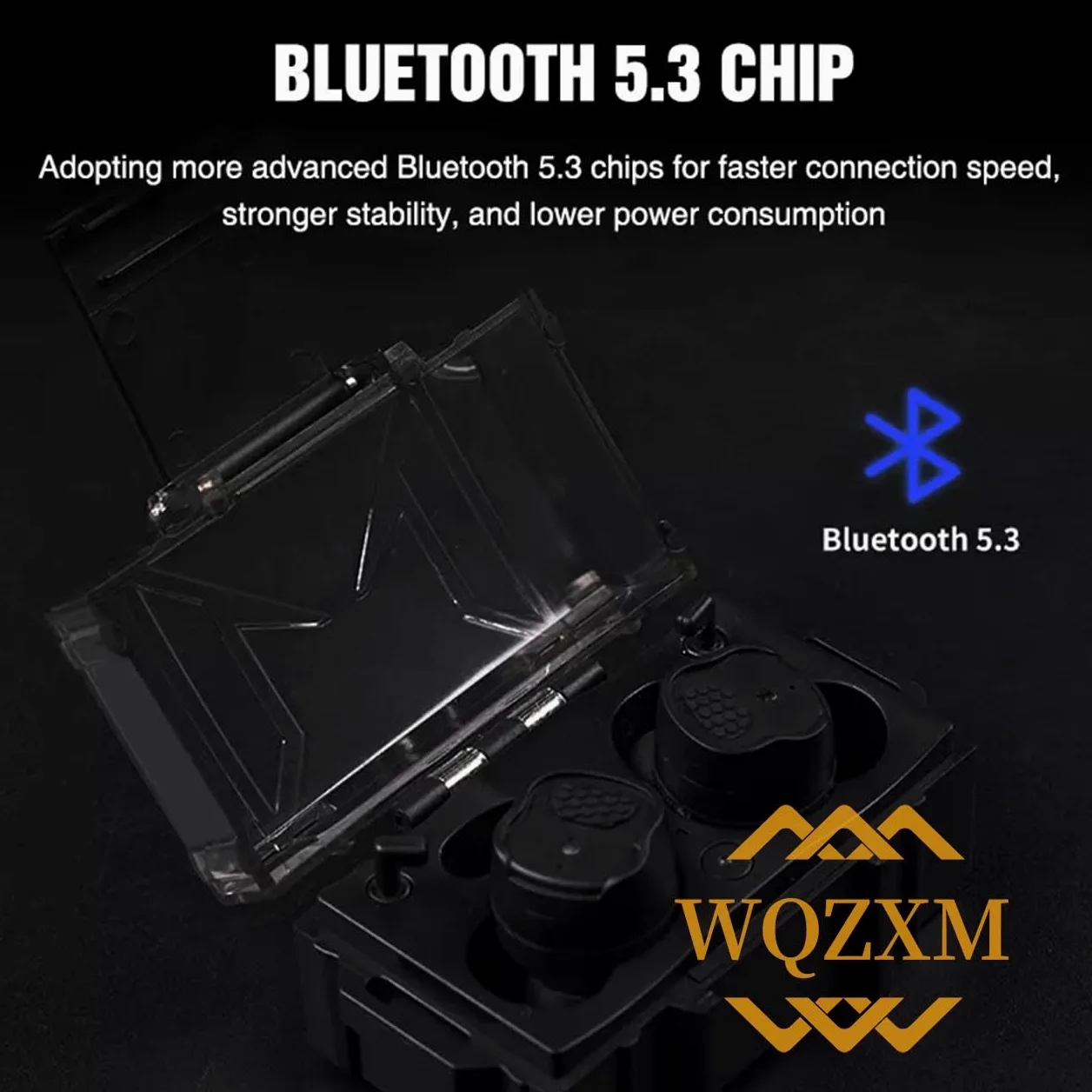 Auricolari Bluetooth Tattici, Tappi for Tiro Attivo, Protezioni Acustiche Elettroniche, Auricolari for Protezione Tiro