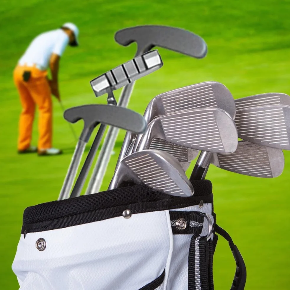 Putter da Golf Bidirezionale a 3 Sezioni in Lega di Alluminio per Bambini e Adulti