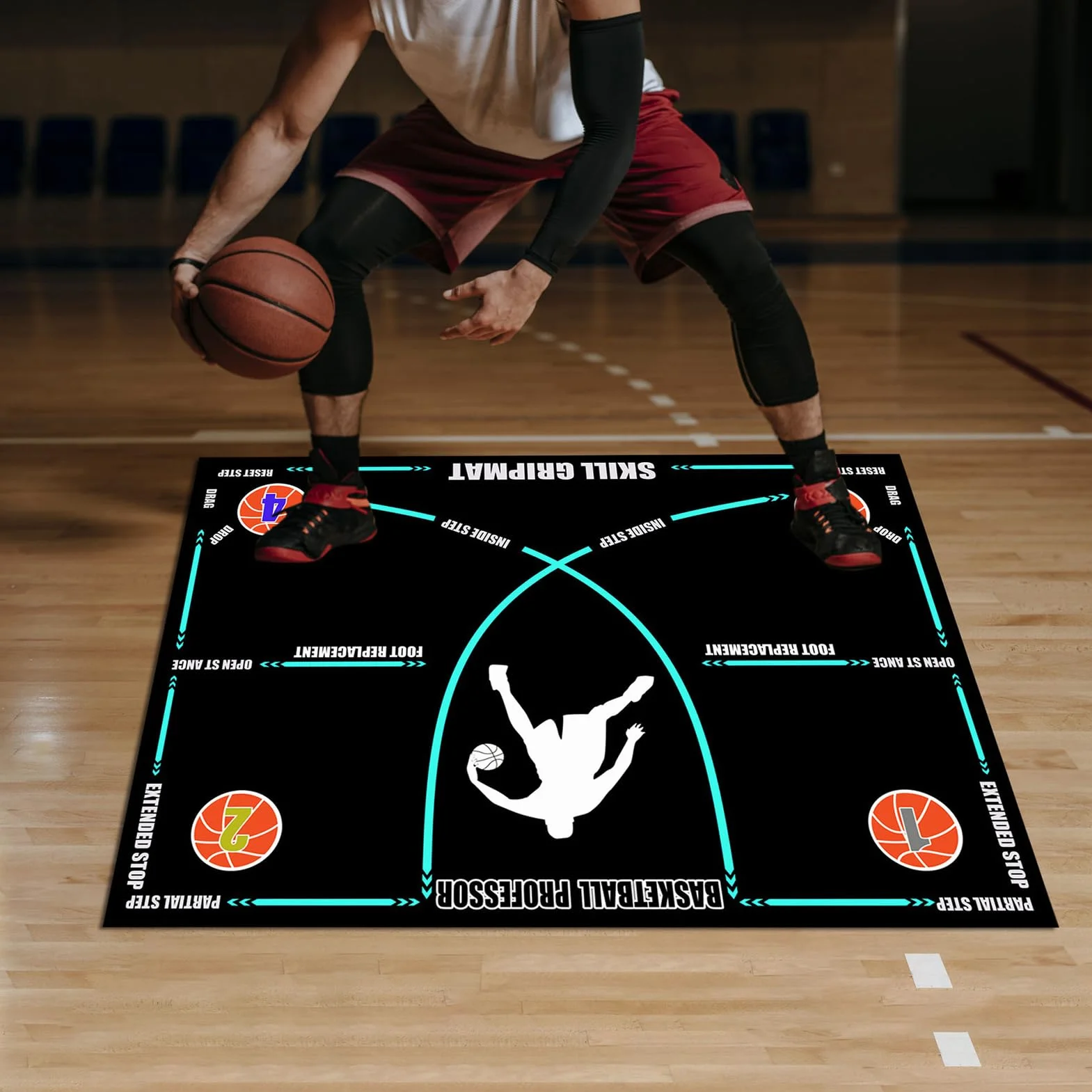 Tappeto per Pallacanestro Indoor Pallone Basket Silenzioso