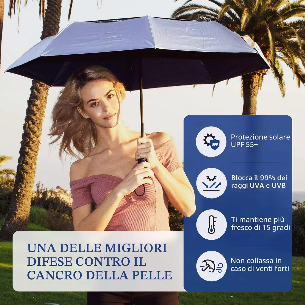 UV-Blocker UV Sun Protection Umbrella Folding UV Umbrella