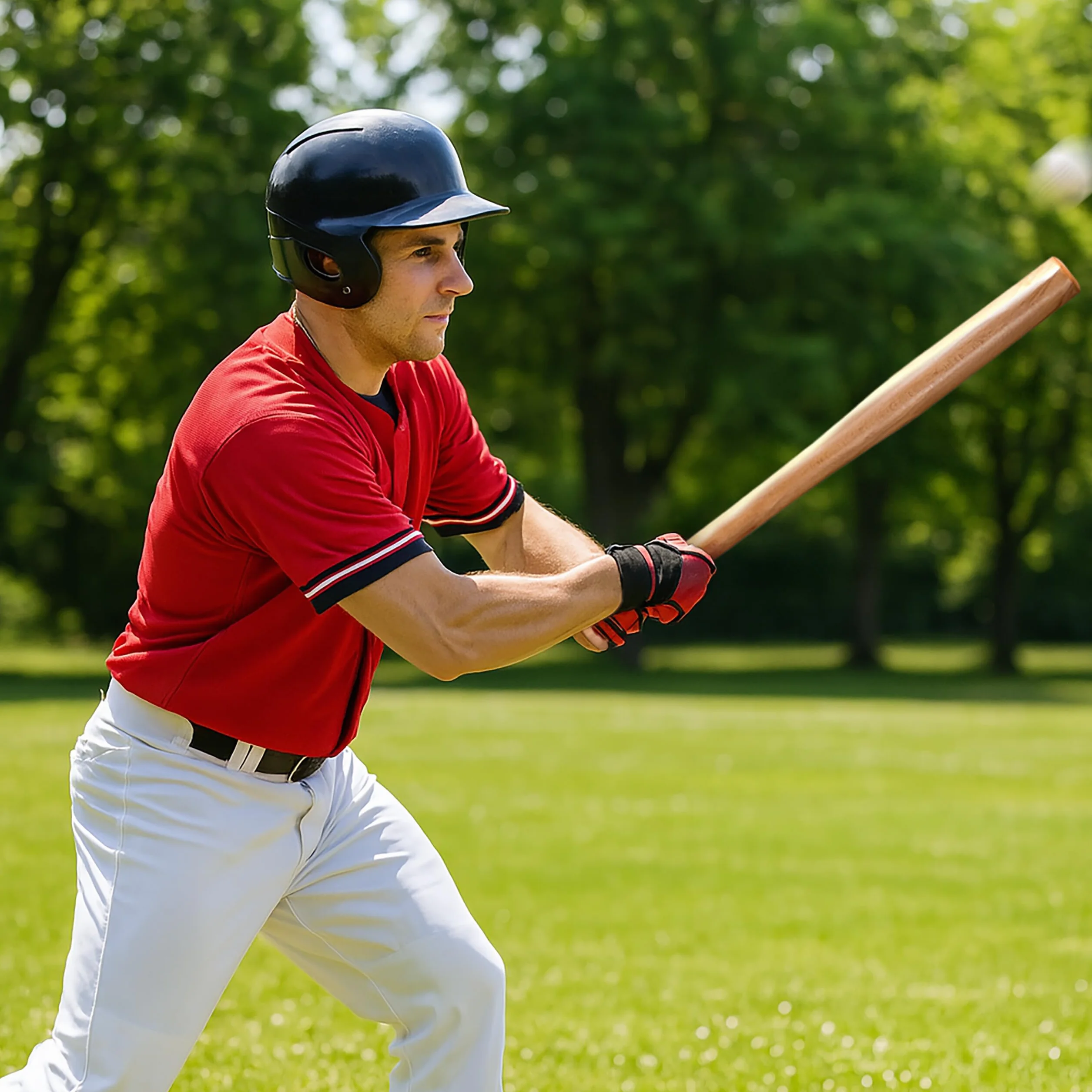 Relaxdays Mazza da Baseball in Legno Naturale 86 cm 34 Pollici