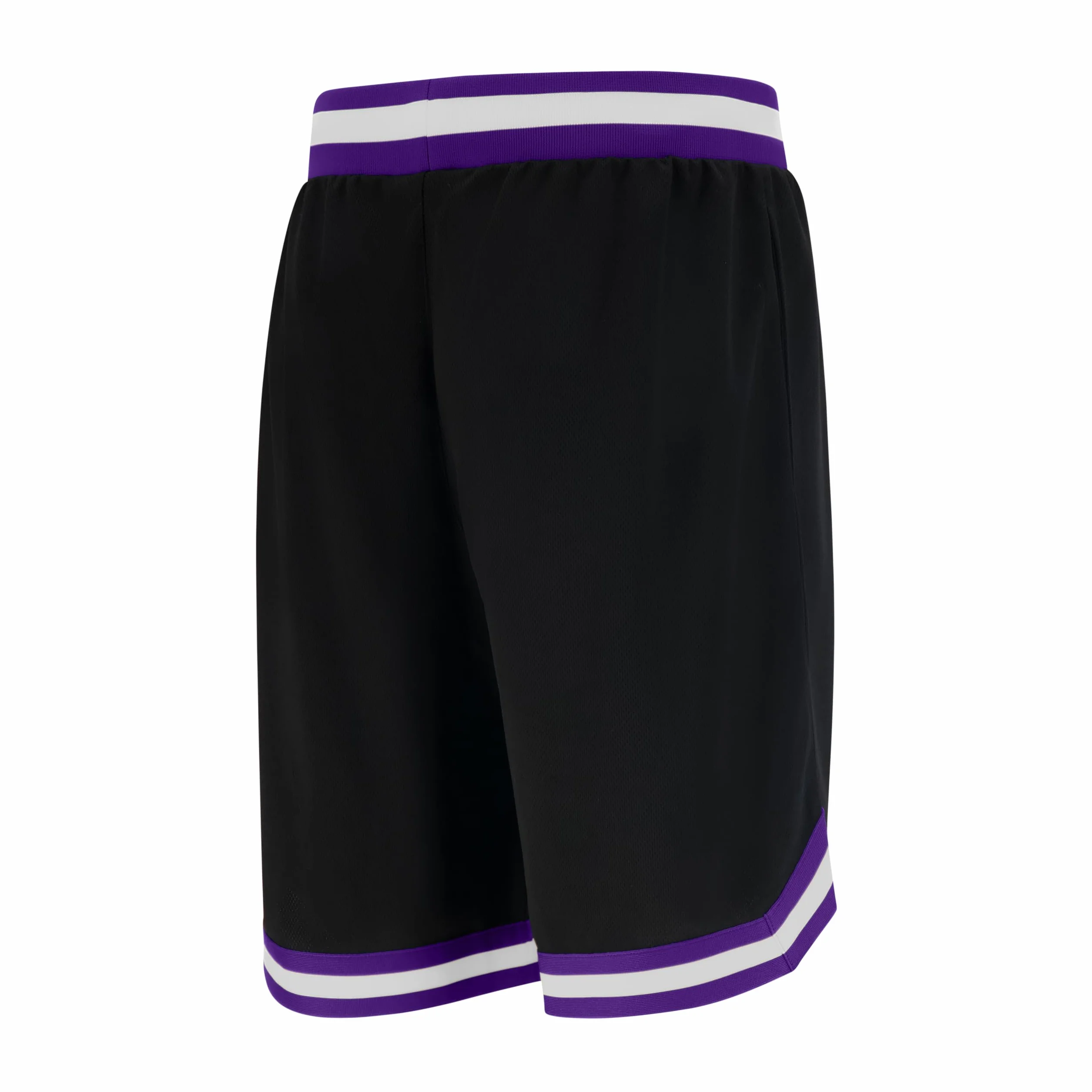 NBA Ultra Game GSM3547F Woven Team Logo Poly Mesh Basket Shorts Nero, M