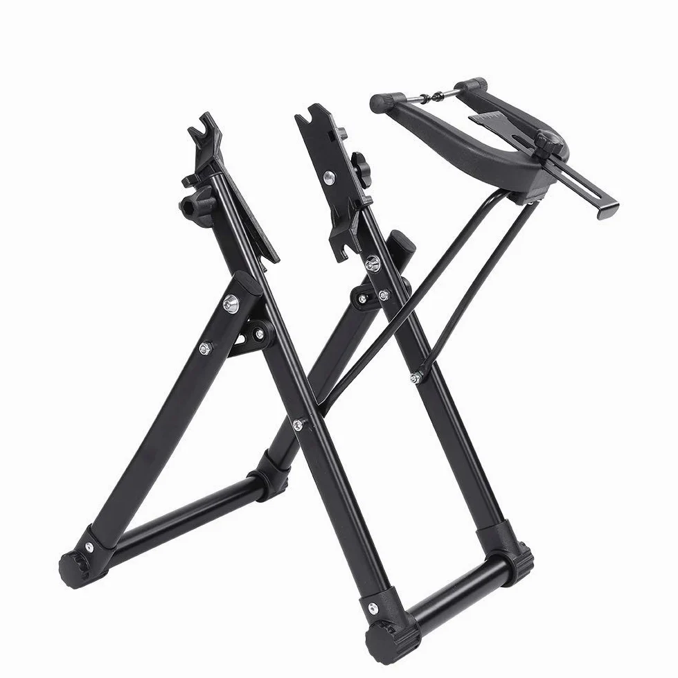 Estink Cavalletto Manutenzione Bici Supporto Universale per 16-29", Lega di Alluminio, Accessori Ruota Dentata