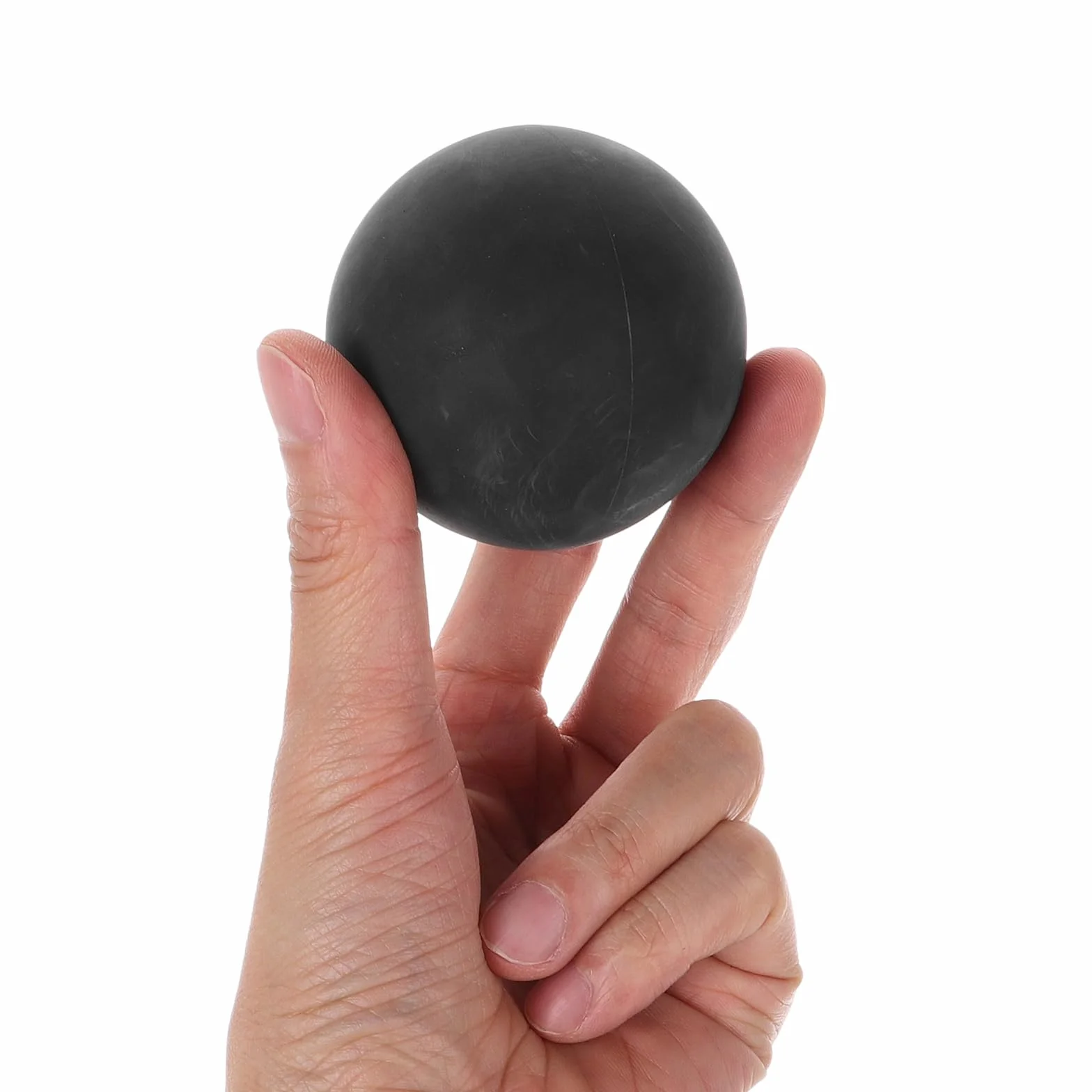 UKCOCO 6 Palline da Racquetball in Gomma Elastica Nere per Allenamento Squash e Giochi di Rimbalzo