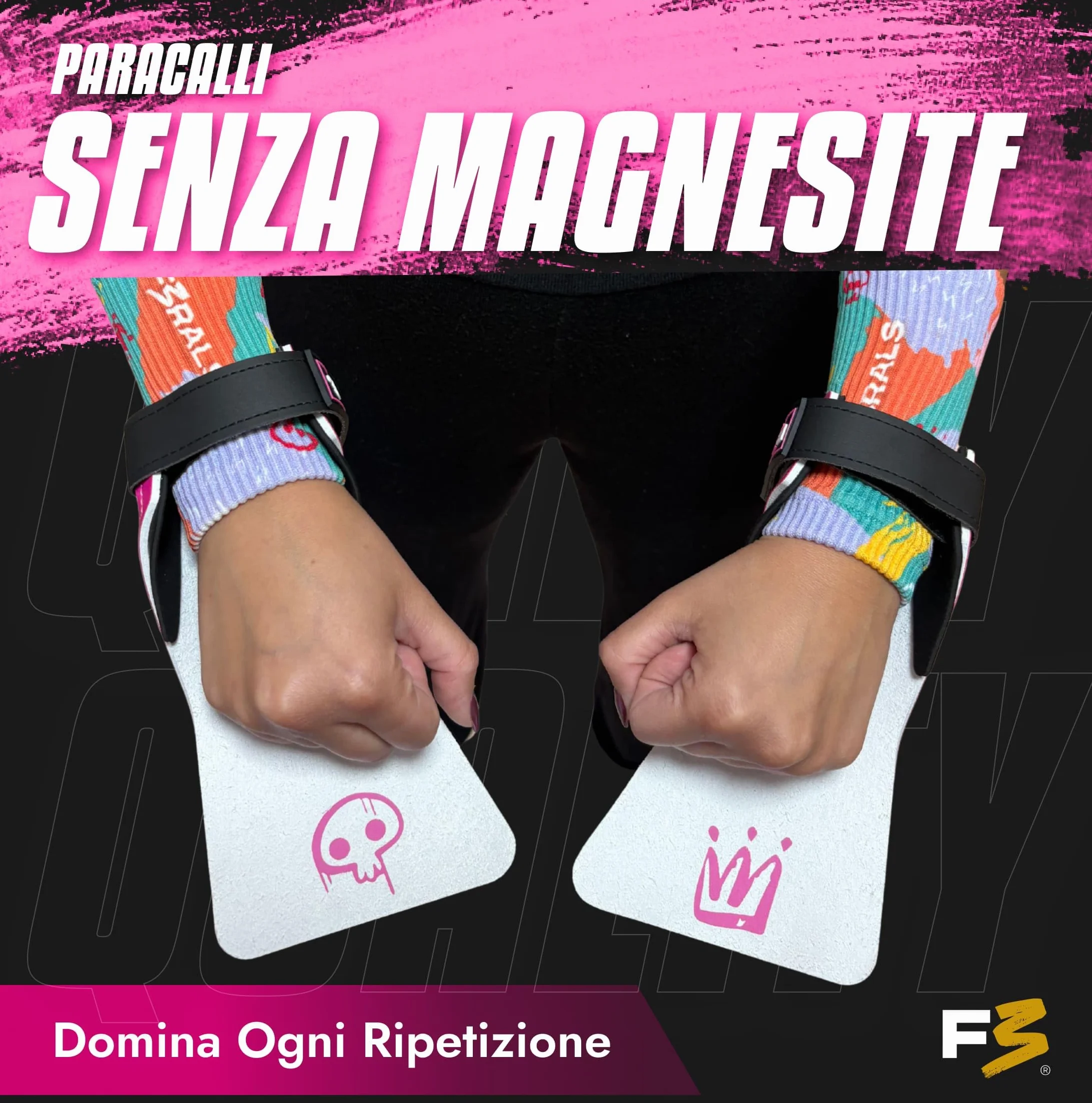 Paracalli Palestra Cross Training Grip Senza Magnesio 3mm Protezione Ampollas Neoprene Antiscivolo