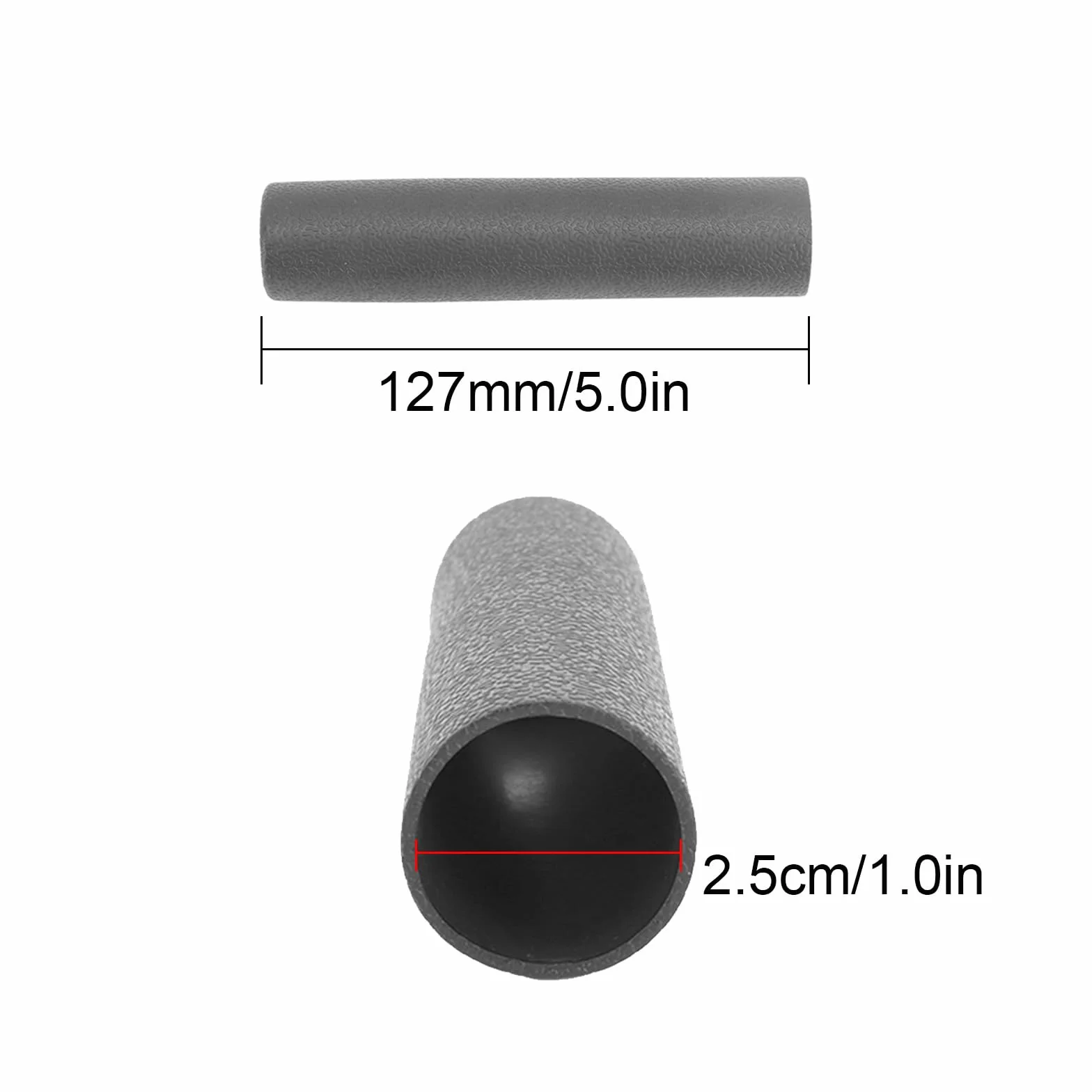 Impugnature per Attrezzatura Fitness, Manubrio Avvolgente per Tubo, Copri Maniglia Protettivo Nero, 10 Pezzi