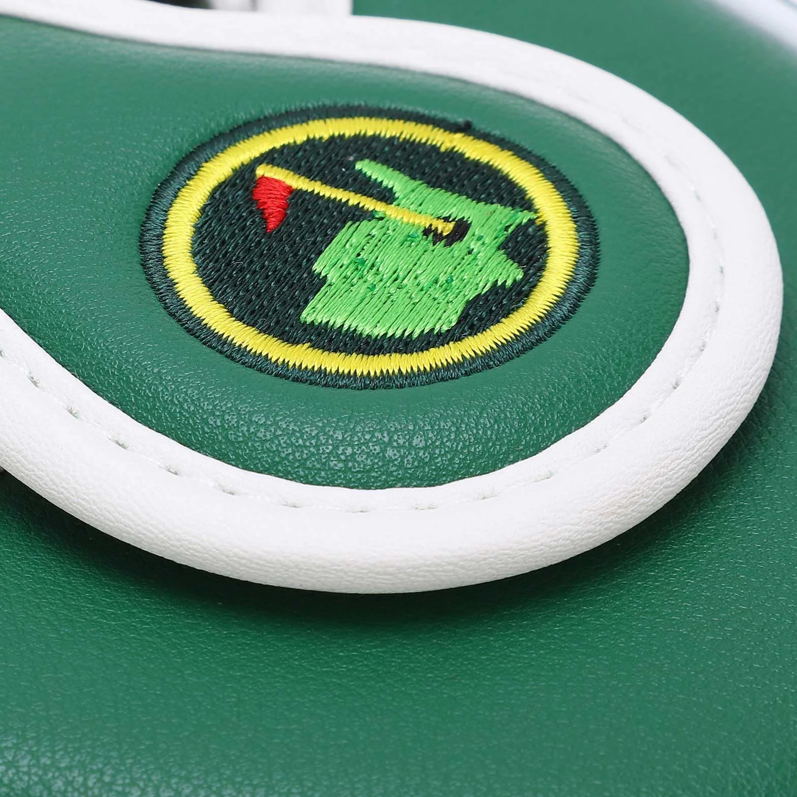 Copriputter da Golf a Semicerchio per Mazzuolo Ricamato Verde Copricapo per Putter
