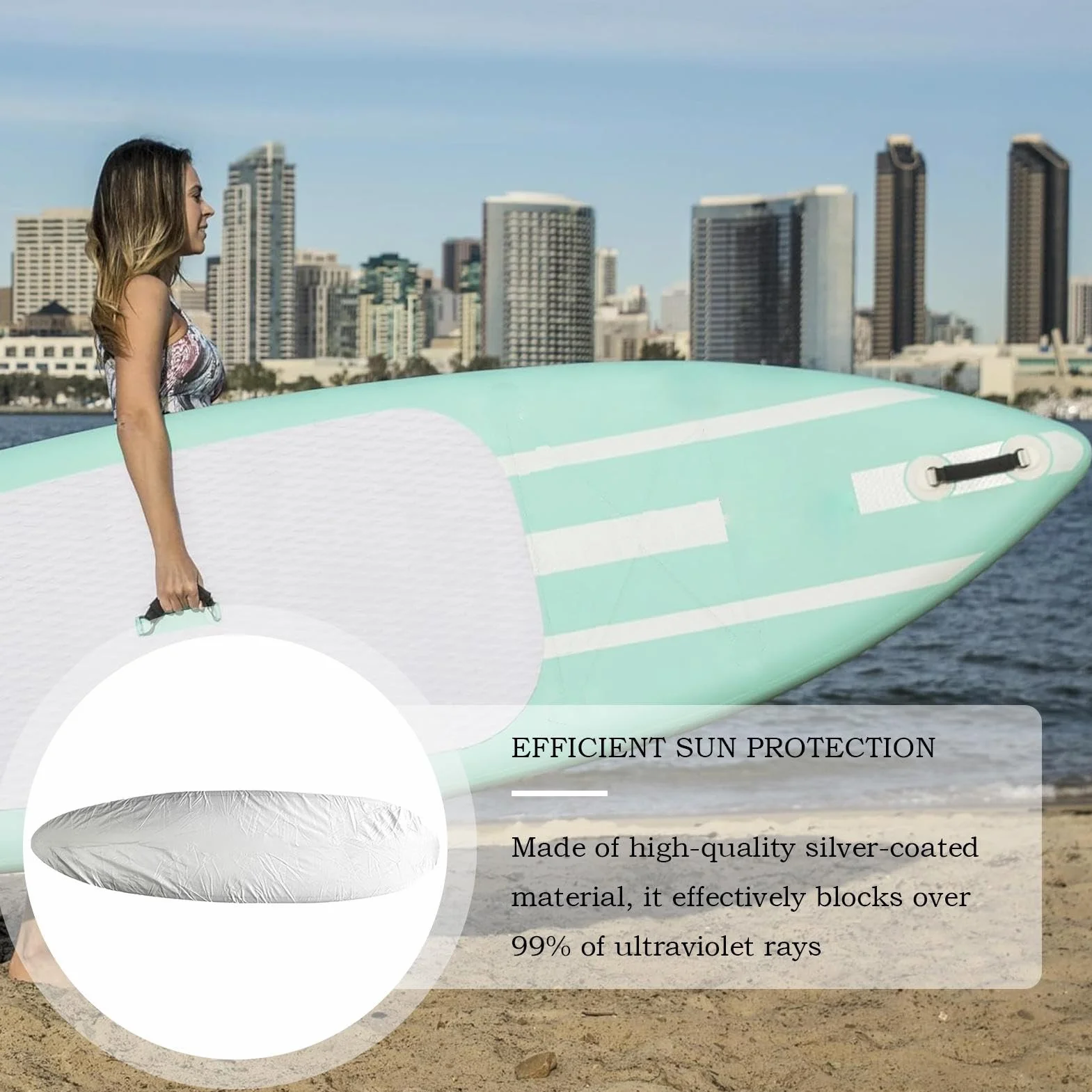 Fodera Impermeabile per Surfboard, Copertura Protettiva con Protezione UV per Tavole da Surf