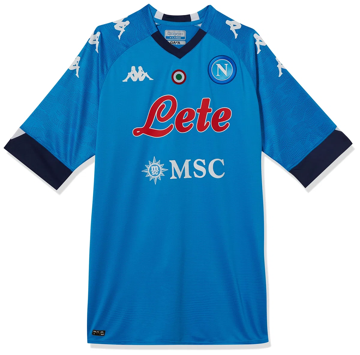 Ssc Napoli Maglia Gara Home 2020/21 Maglia Gara Home 2020/21, Unisex – Adulto, Azzurro - Blu, L