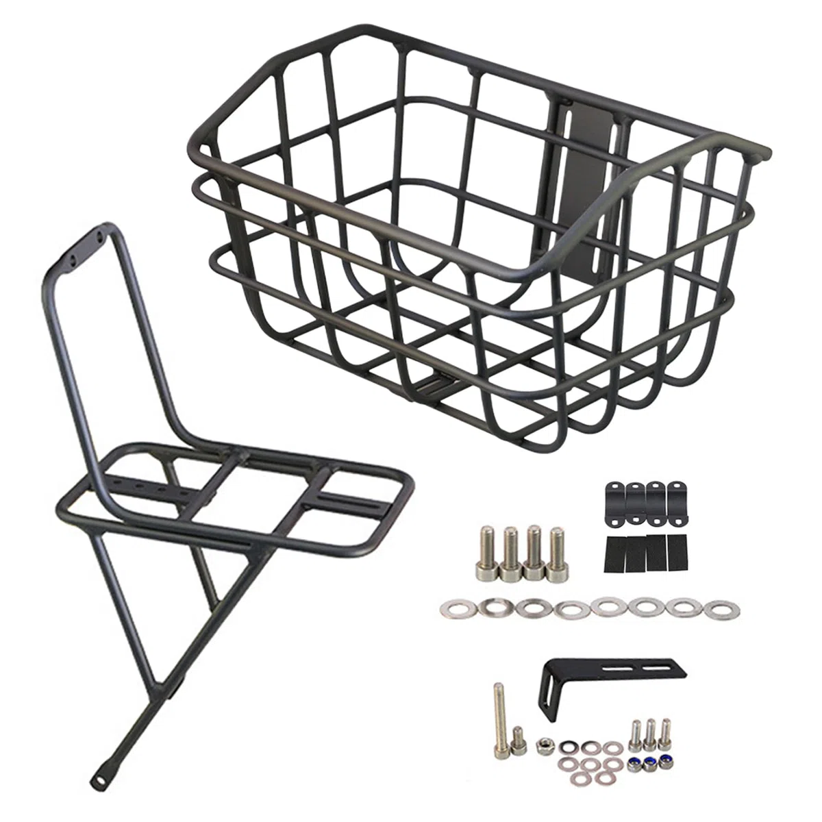 Bike Cestino Posteriore - Cesto Bici Anteriore Pieghevole | Cesto Cargo A Rack In Bicicletta | Basket Davanti In Bici Da Viaggio | Easy Assembly Precise Sturdy Bike Storage | Per Lo Shopping