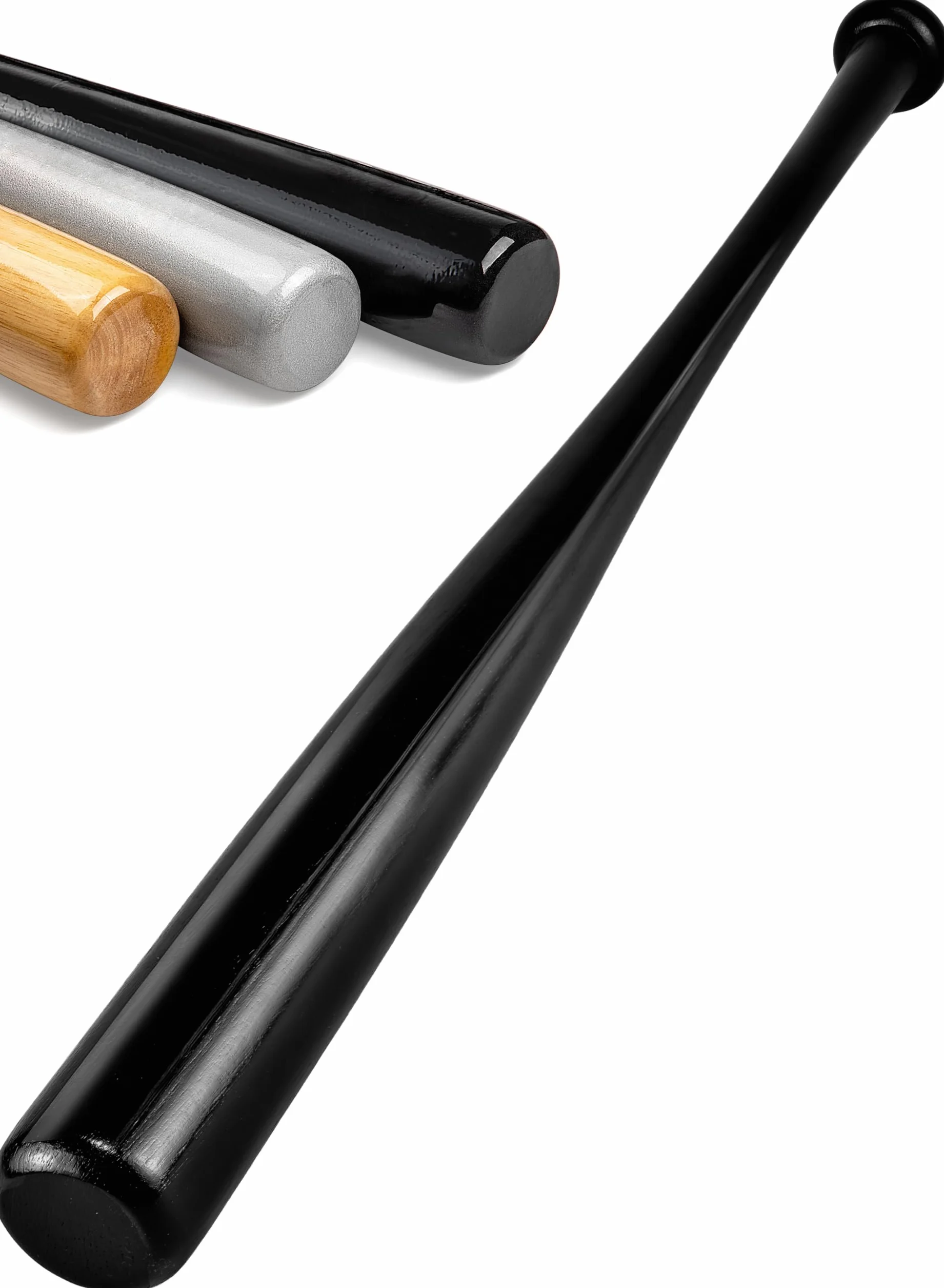 Mazza da baseball Redfield legno solido 76 cm 30 pollici naturale nero