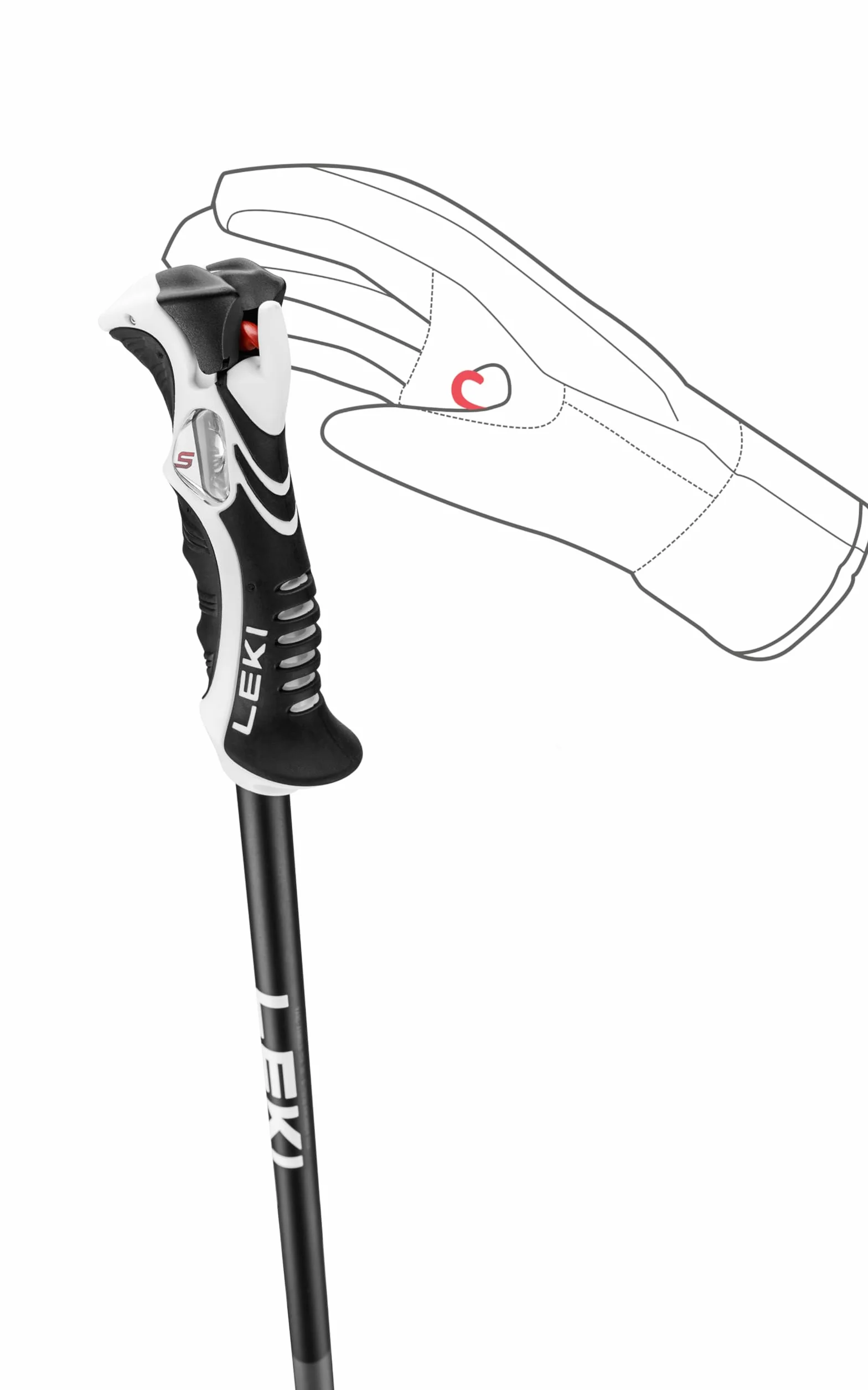 Leki Bastoncini da Sci Bold Lite S