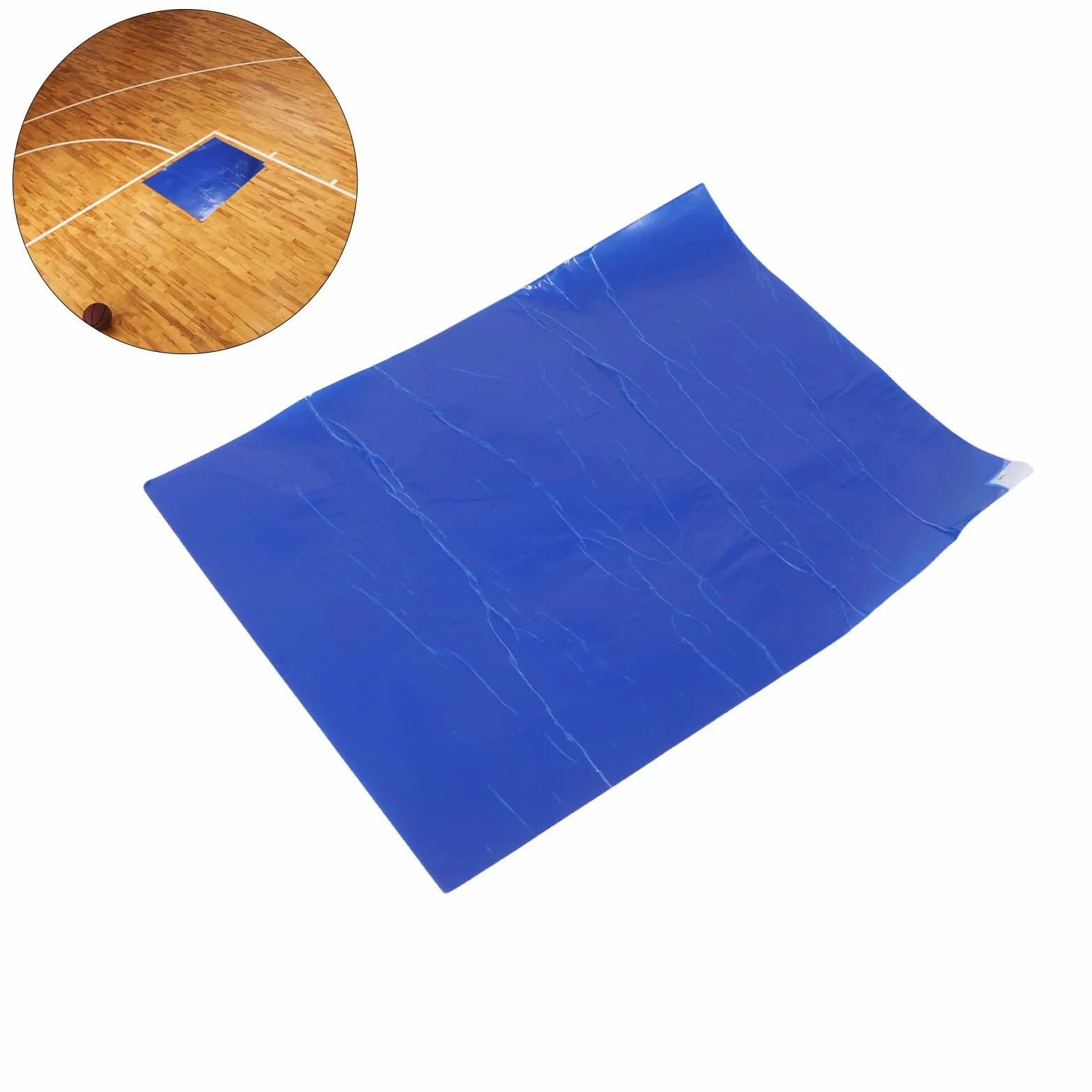 Hohopeti Tappetino Adesivo per Scarpe da Basket 60 Fogli 45x60 cm Rimozione Polvere Blu