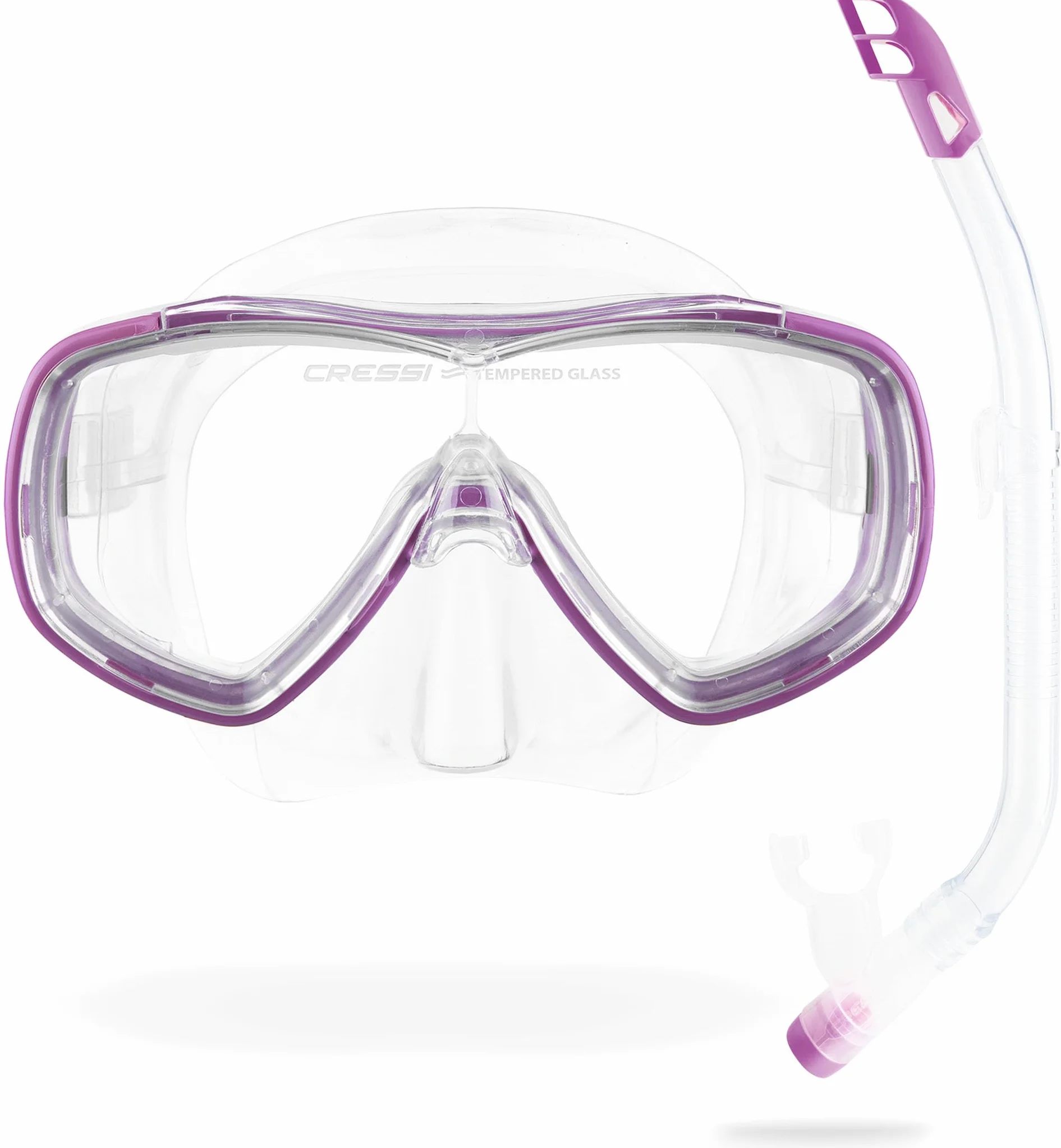 CRESSI Ondina Jr + Top Combo - Combo Set Junior Maschera Subacquea e Snorkel, 7/13 Anni