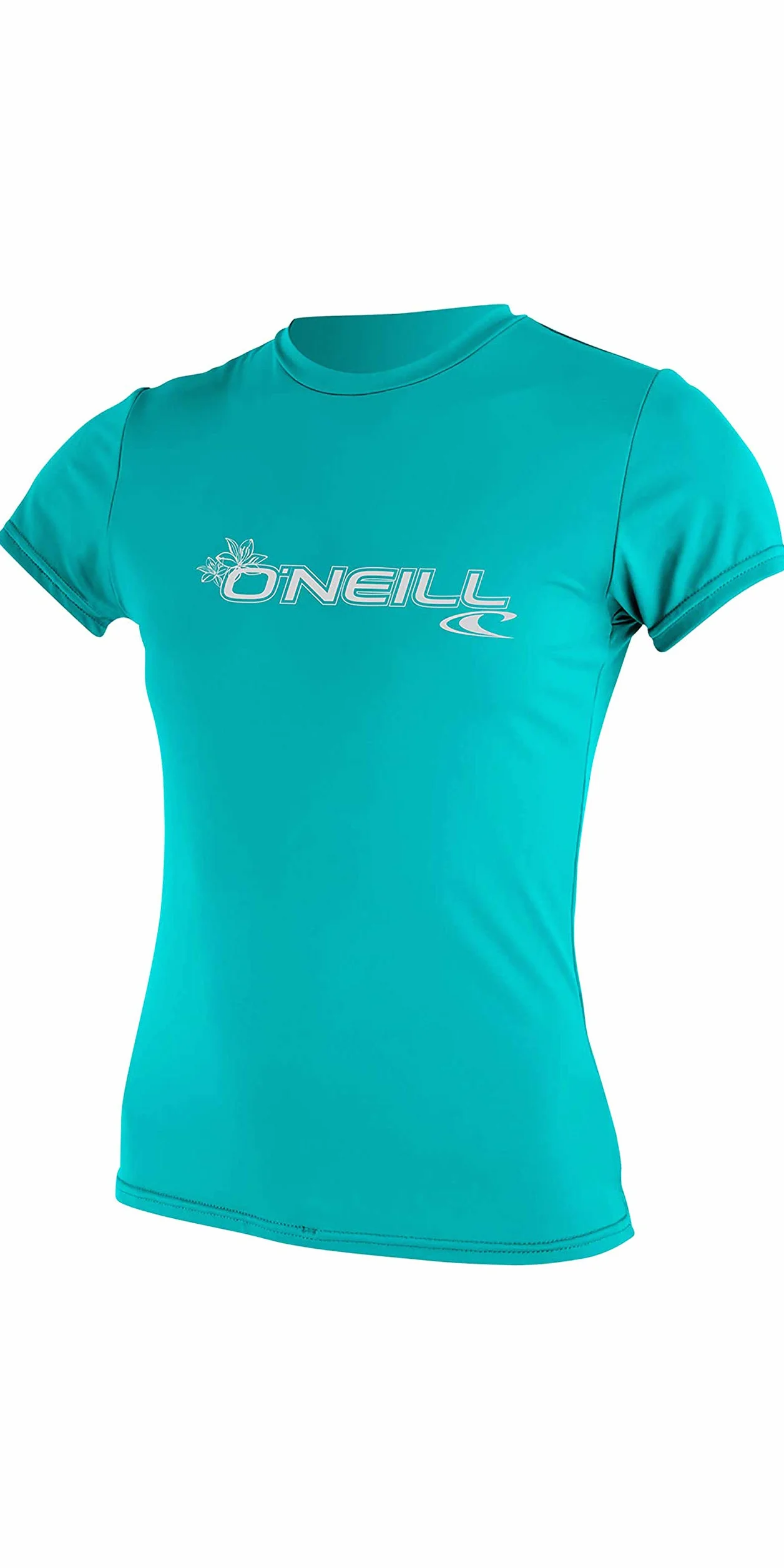 O'NEILL Wms Basic Skins Short Sleeve Sun Shirt Rash Vest Donna