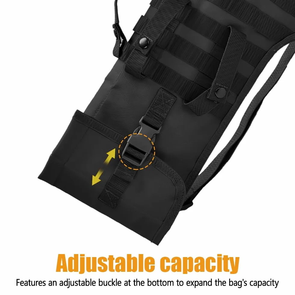 DONGKER Custodia per Fucile 29" Borsa Porta Fucile ad Aria Compressa Molle con Tracolla Regolabile