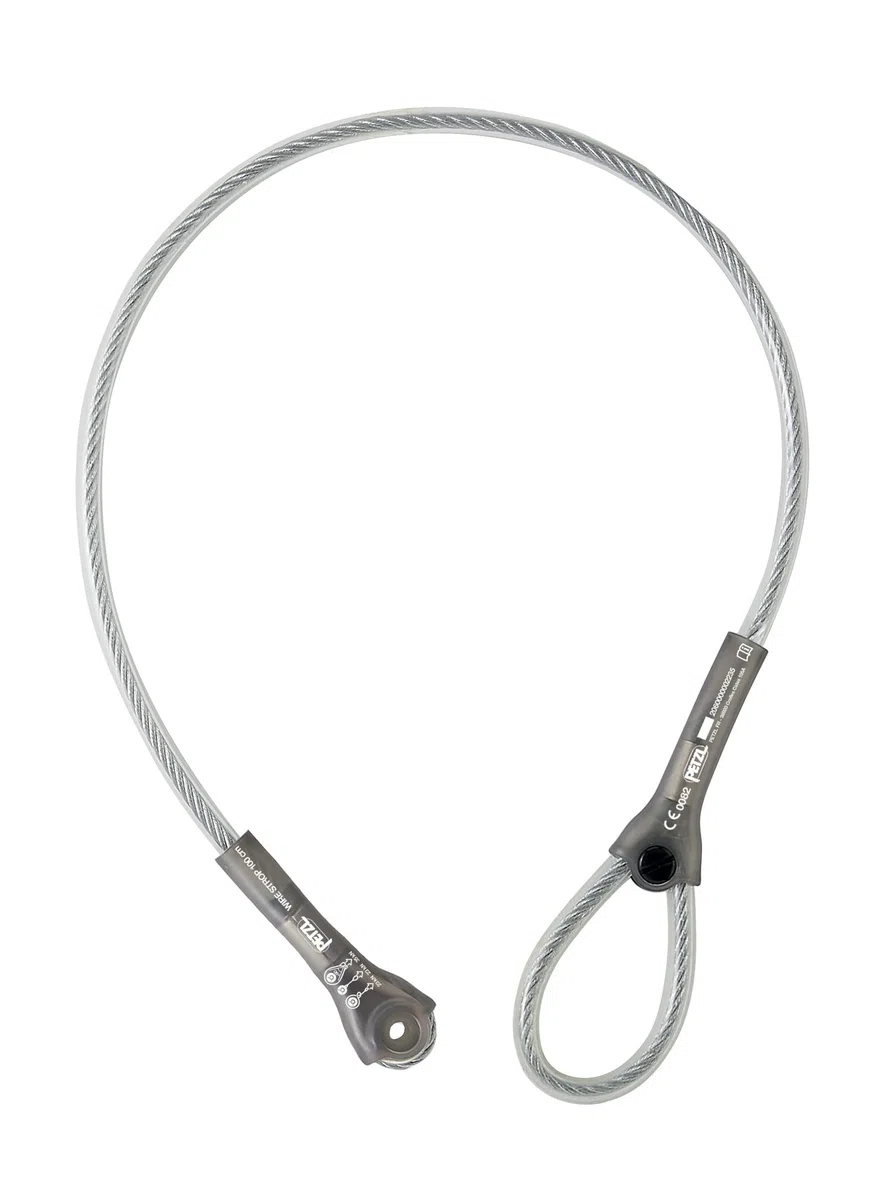 PETZL, Wire Strop, Fascia di Ancoraggio, Acciaio, 100 Cm, Unisex-Adulti