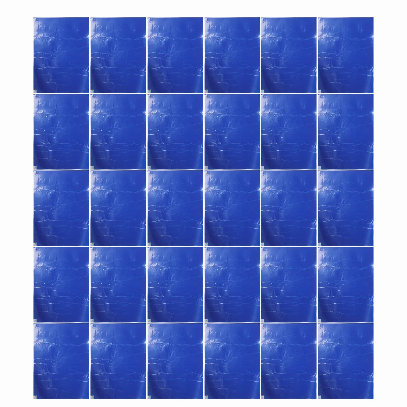 Hohopeti Tappetino Adesivo per Scarpe da Basket 60 Fogli 45x60 cm Rimozione Polvere Blu