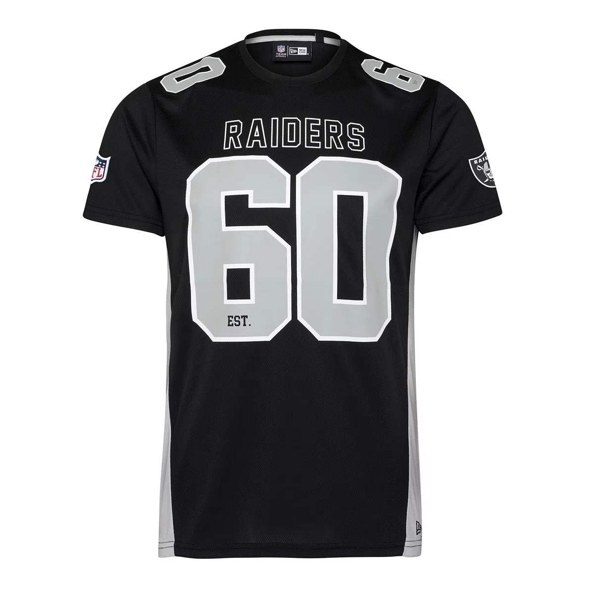 New Era NFL Established Number t-Shirt Football Americano Maglia di Fan Jersey Logo della Squadra