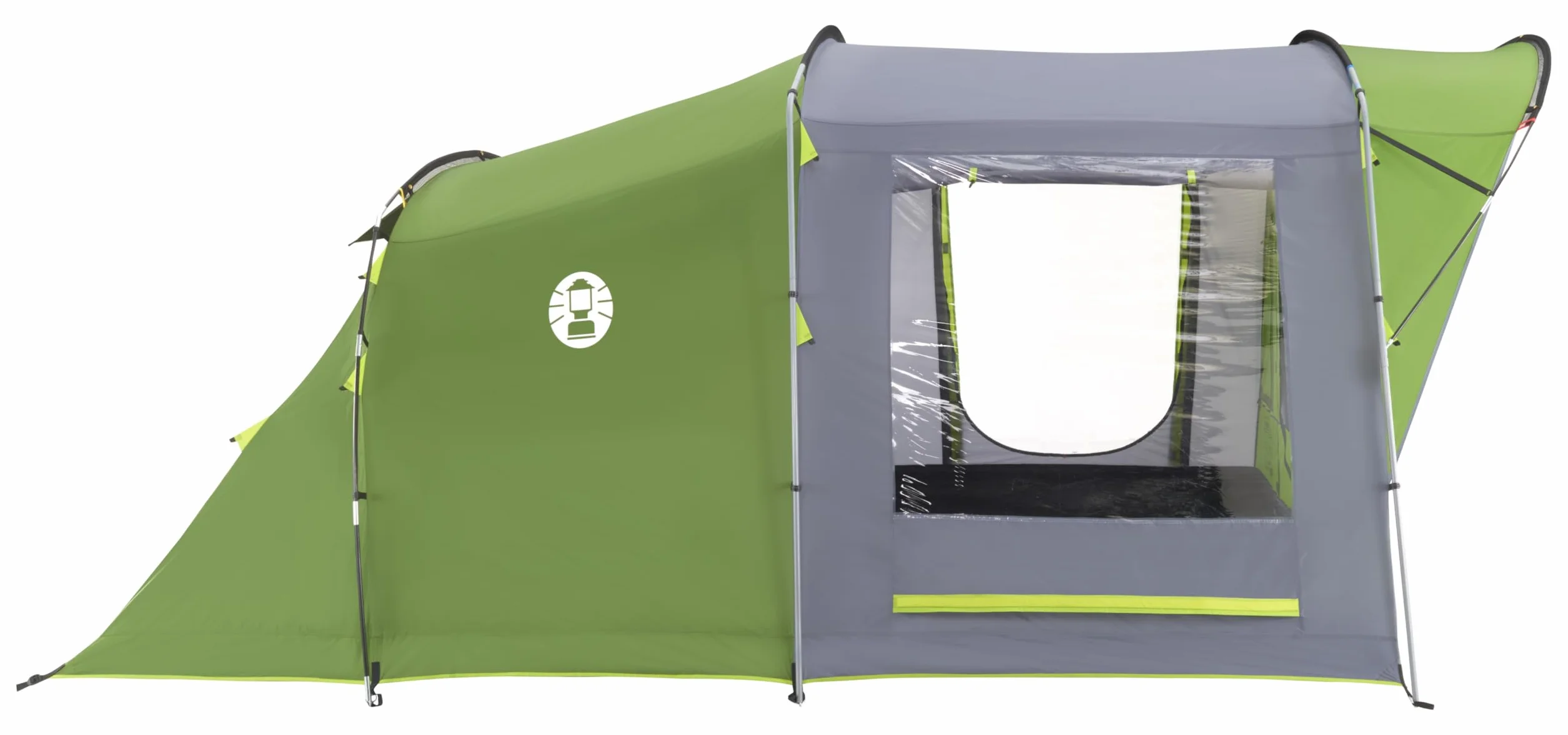 Coleman Oak Canyon 4 BlackOut Tenta | Tenda a tunnel per famiglie da 4 persone con 2 camere da letto oscurate e zona giorno | Tenda da campeggio | Impermeabile da 4500 mm | con telo di fondo cucito