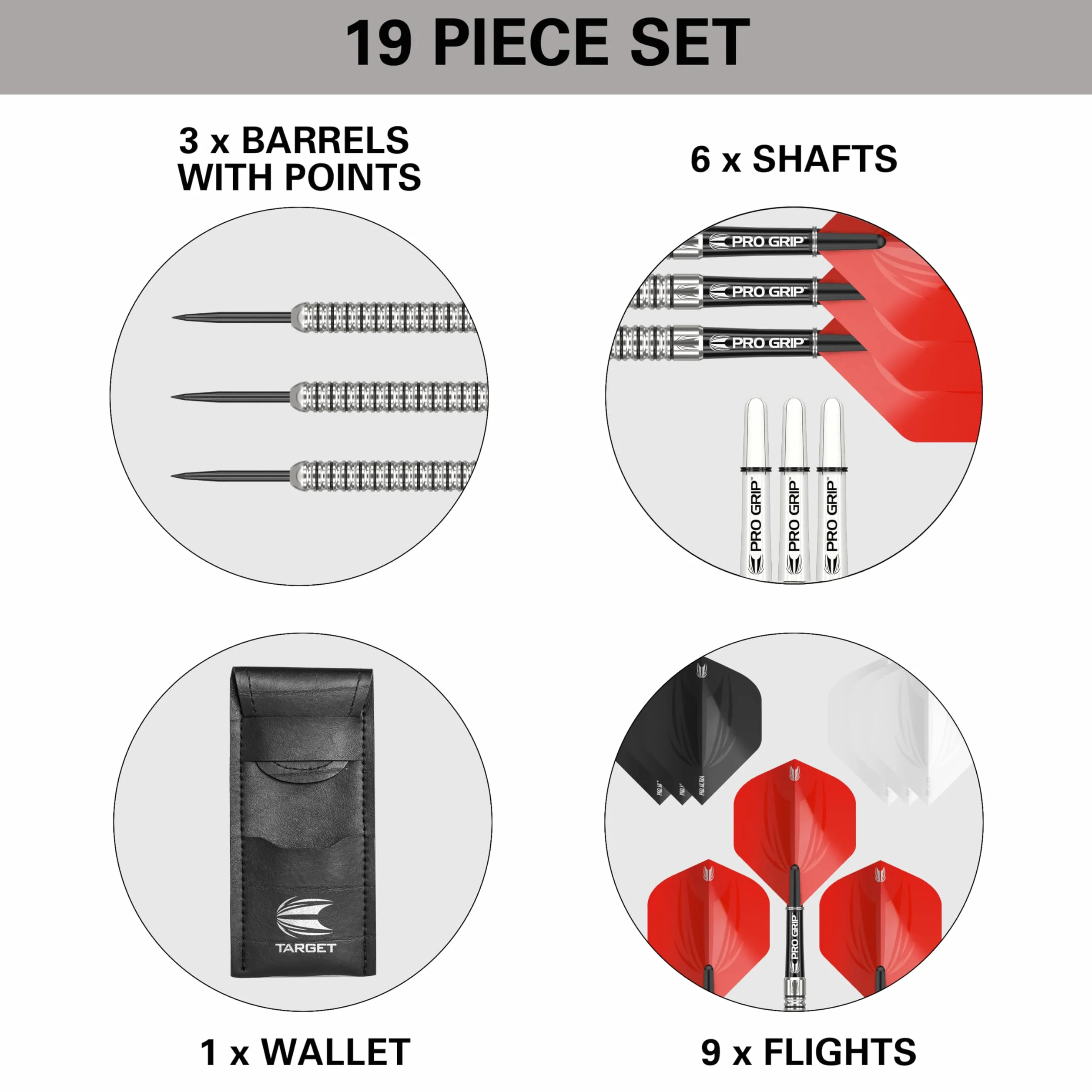 Target Darts Artemis Tungsteno Punta in Acciaio Freccettes Set, 21G/22G/23G/24G/25G/26G | Artemis Original | Artemis K-Flex Integrato Alette e Albero | Professionale Accessori Freccette Kit