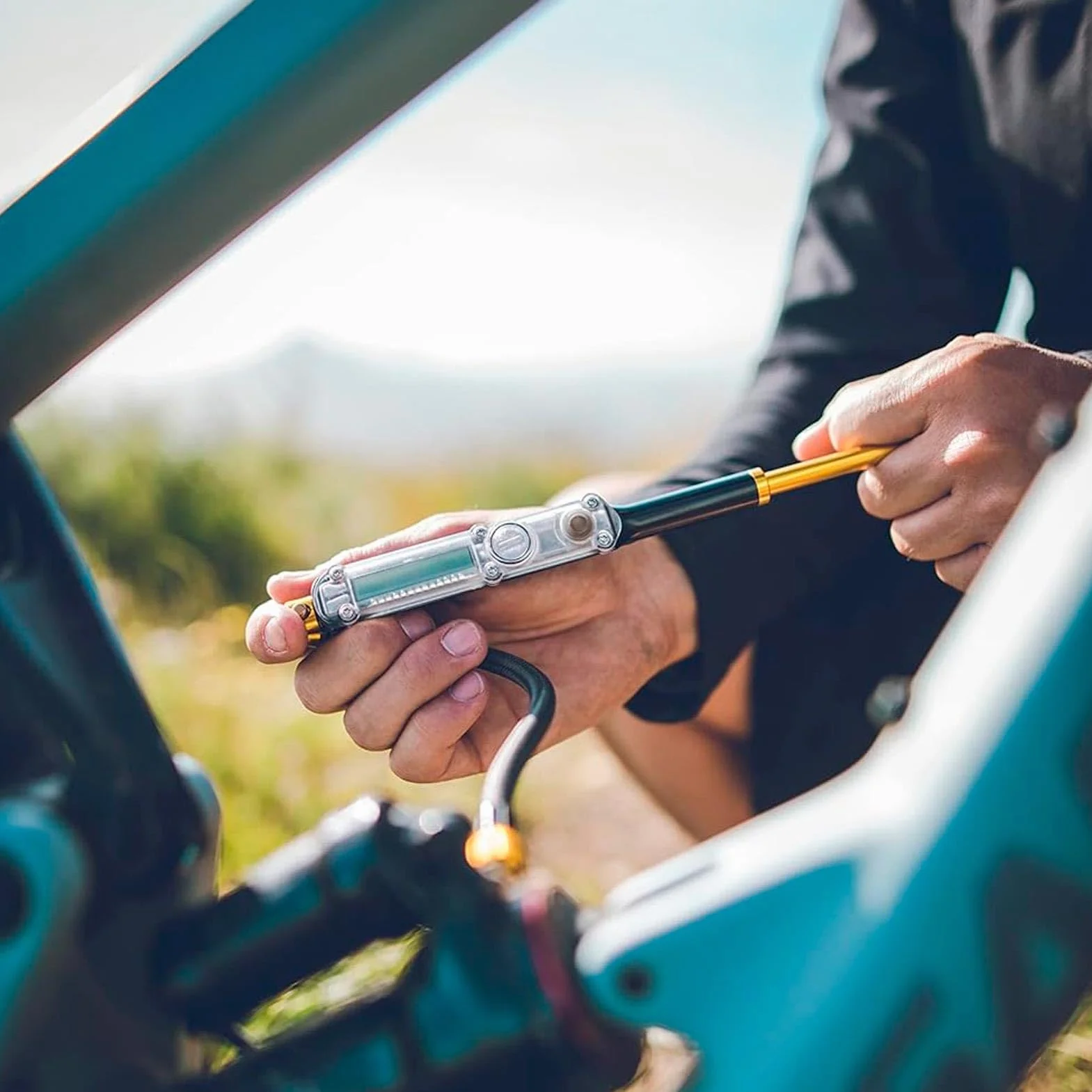 LEZYNE Pompa digitale Shock Drive