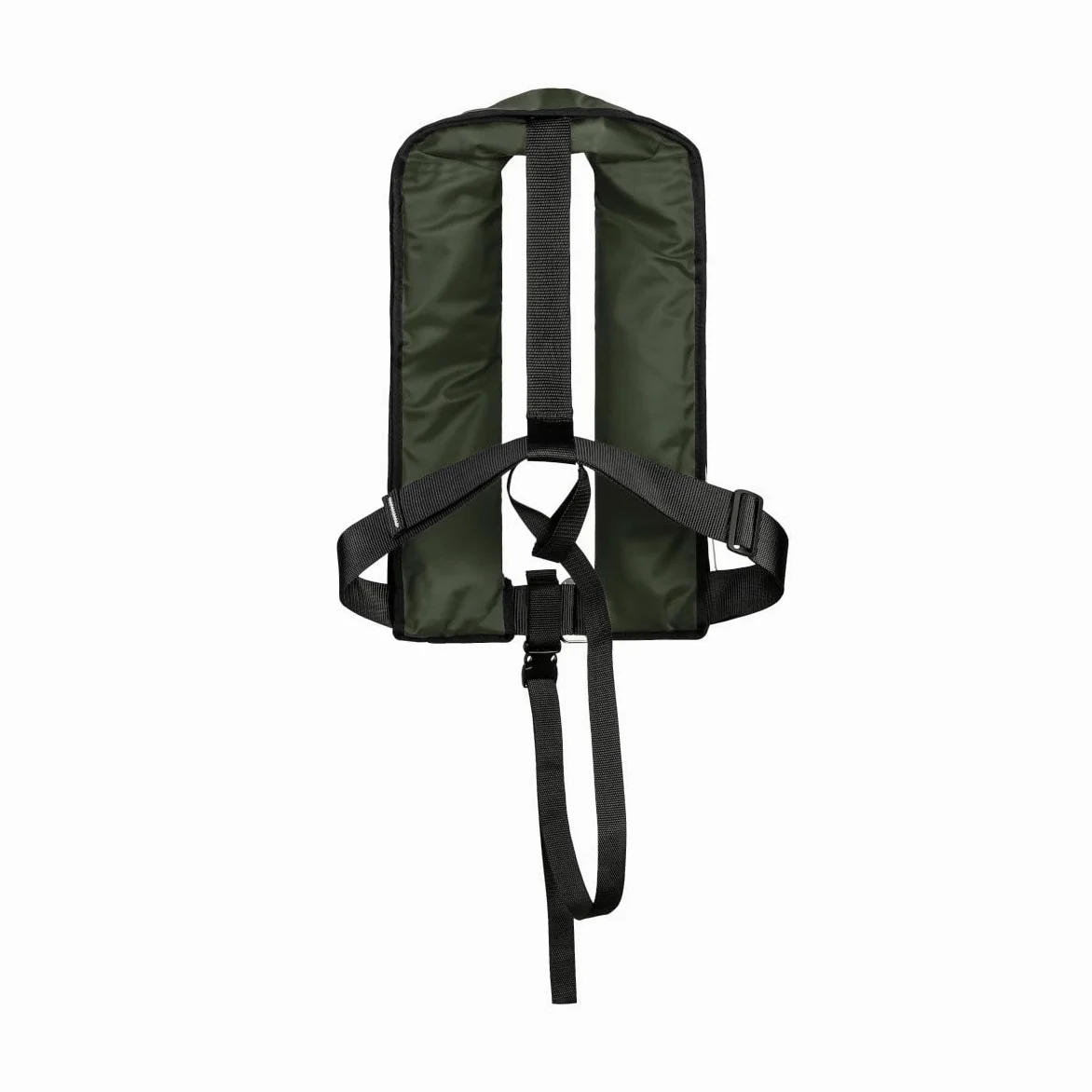 giubbotto di salvataggio automatico 165N con imbragatura, giubbotto salvagente, verde oliva