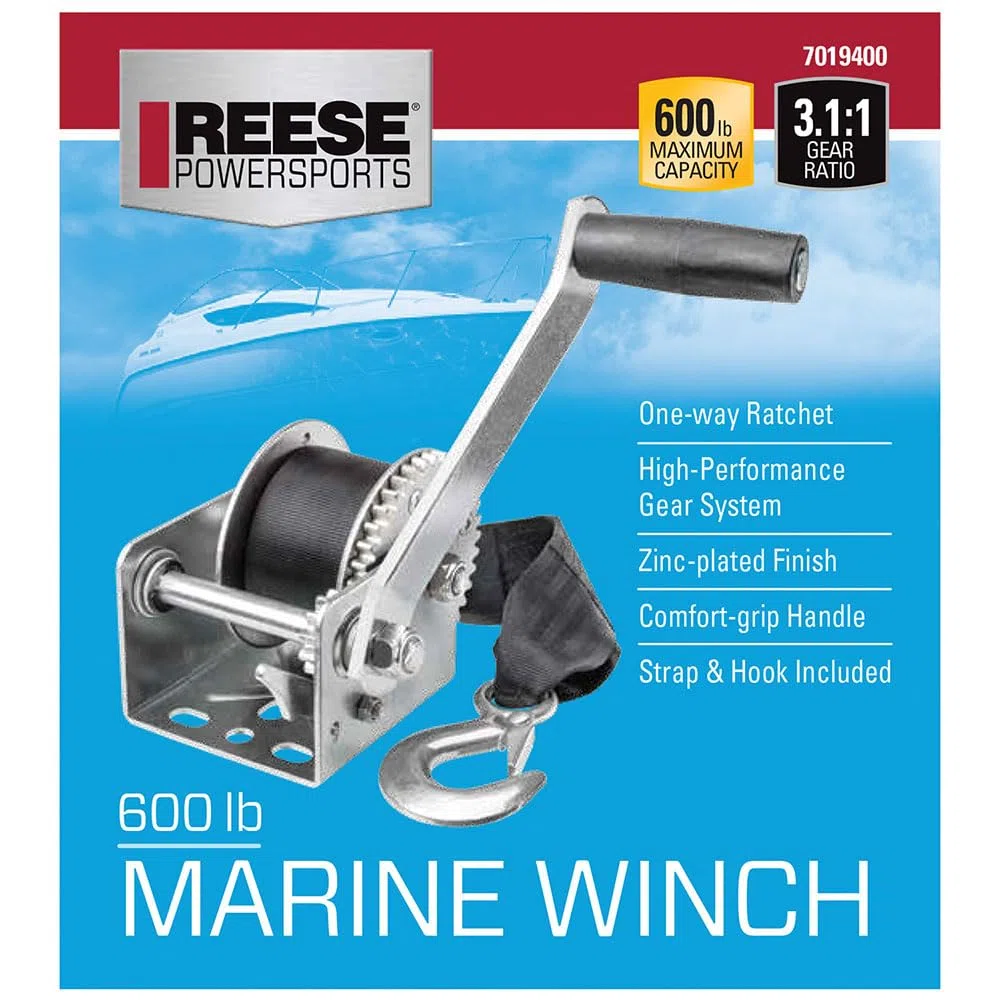 Reese Powersports 7019400 - Argano Marino (272,2 kg.)