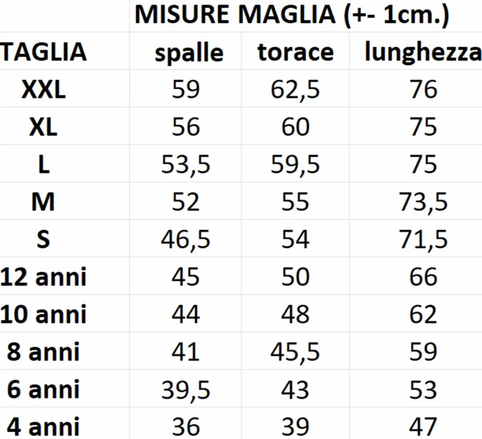Maglia Ufficiale Autorizzata Diego Armando Maradona - Taglie Adulto Bambino