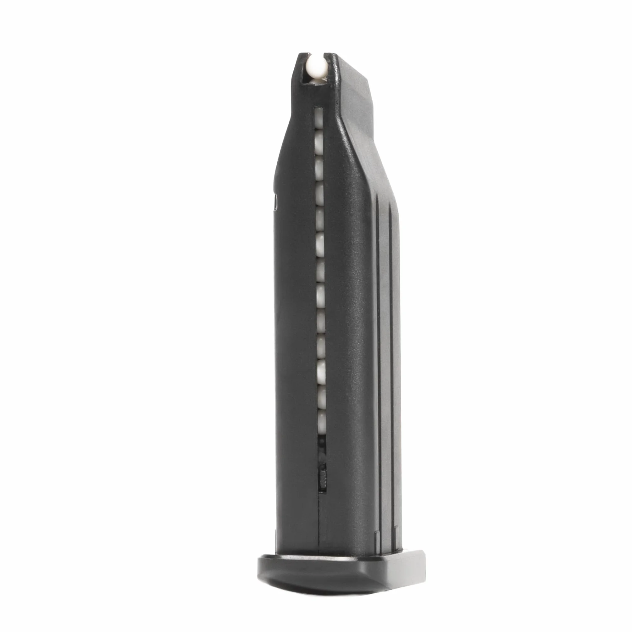 Pistola softair a molla Vigor V304 0,9 Joule 12 colpi 235x155x33mm 360g bundle 1000 pallini 6mm