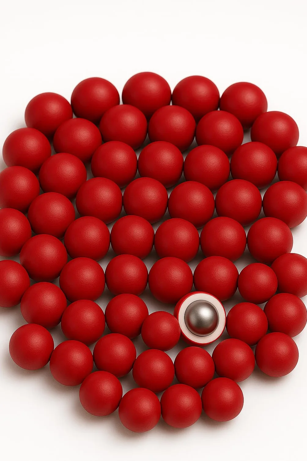 ABS-Coated Steel Balls .68 Cal – 10 grams Solid Precision Rounds for Paintball, RAM & Home Defense – Durable Reusable Hard Nylon Shell Projectiles – 20 Pieces