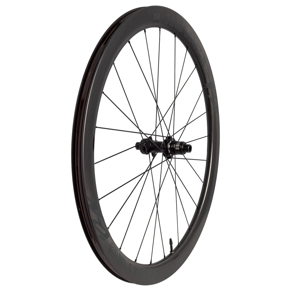 Novatec Kit per bici da corsa in carbonio, 45 mm e 1290 g, Tubeless, R4 Disc CL-Pro, Sram XDR