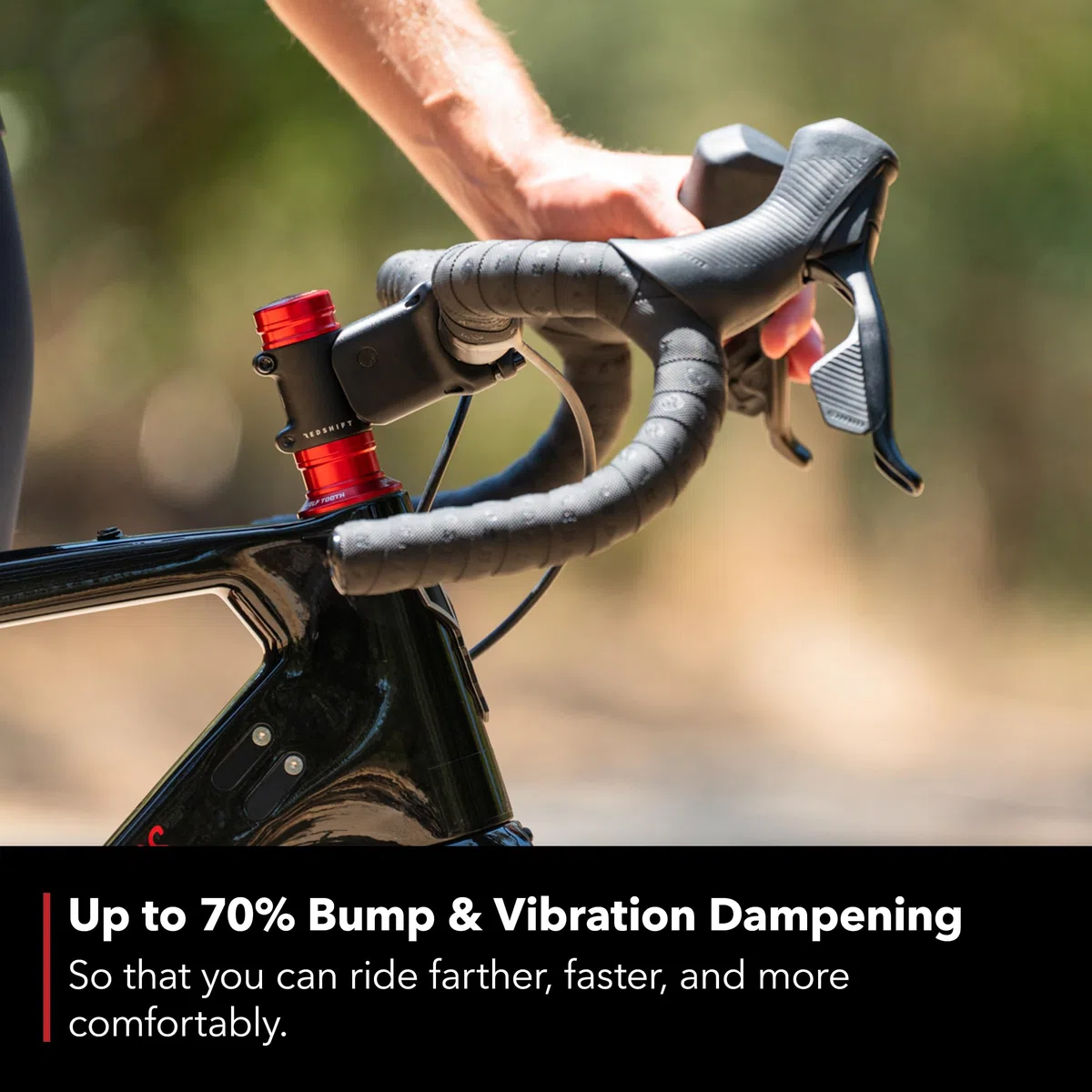 REDSHIFT ShockStop Suspension STEM for Bicycles, Shock-Absorbing Bike Handlebar STEM for Road, Gravel, Hybrid, And E-Bikes