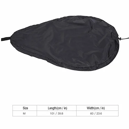 Keenso Copertura Cabina Guida Kayak Canoa Regolabile Universale Protezione (M)