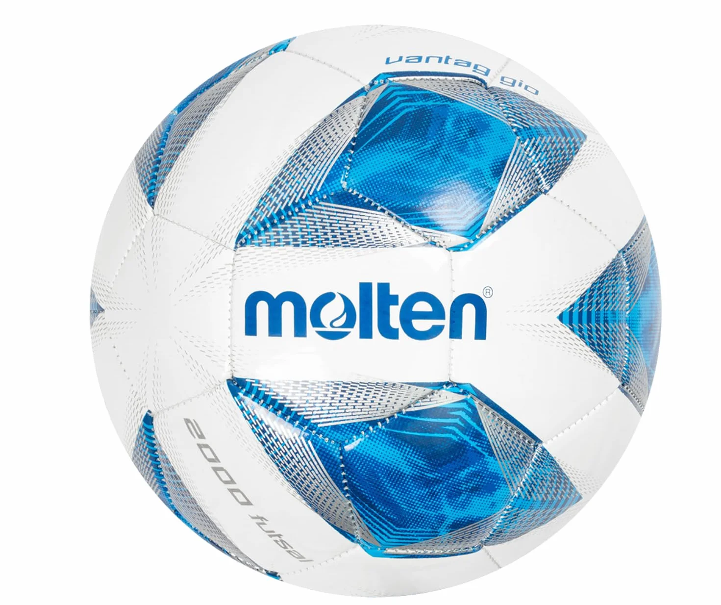 Molten Futsalball F9A2000 bianco/blu/argento Futsal