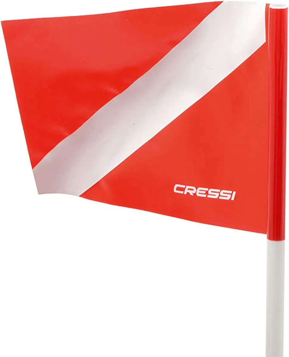 CRESSI Dive/Swim/Freediving Buoy Board - Boe e Plancette con Bandiera per Segnalazione Immersione, Apnea e Nuoto, Vari Modelli, Unisex