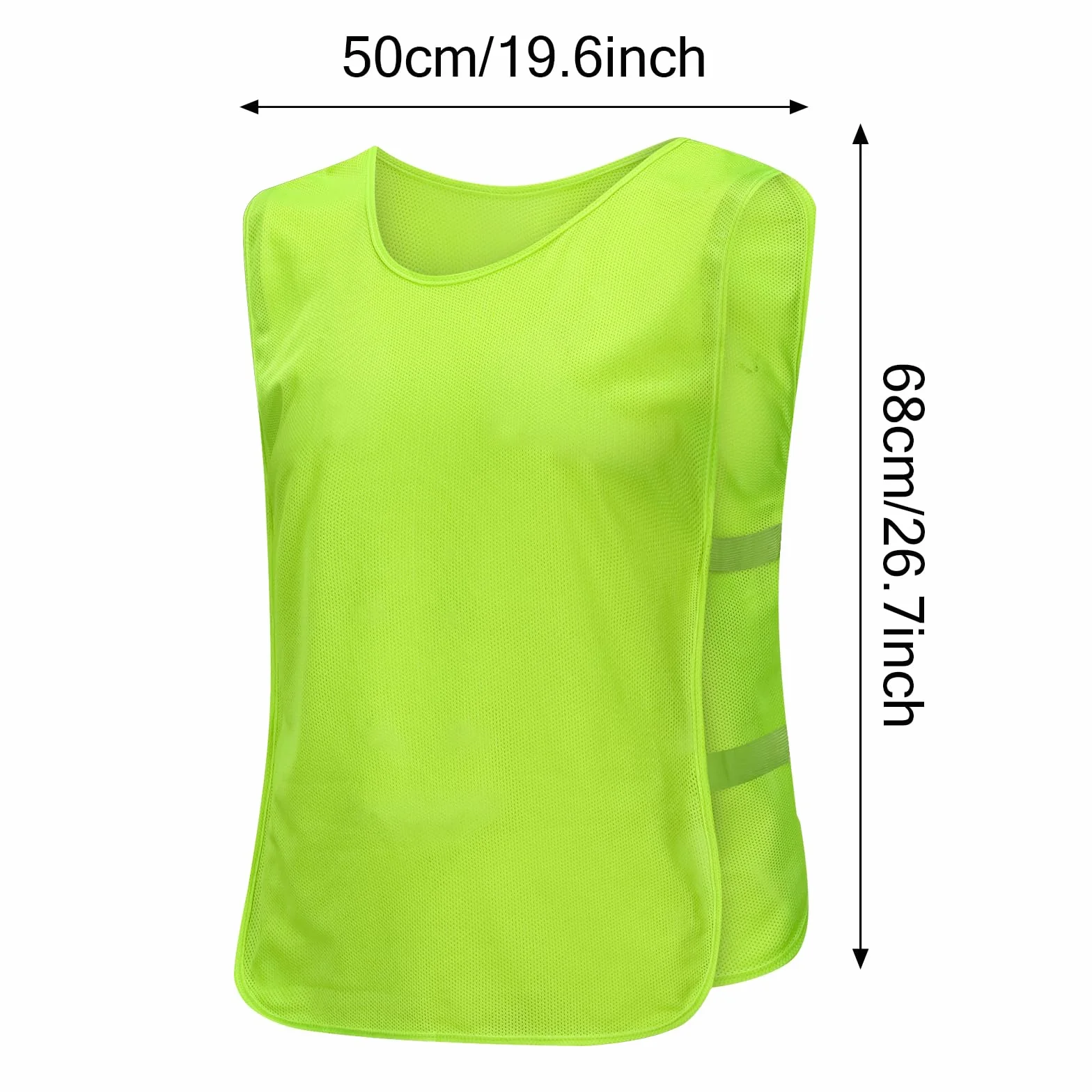 Pettorine Allenamento Calcio 62x65 cm Traspirante Gilet Pallacanestro Donna Uomo Adulti Junior XL 170-200 cm